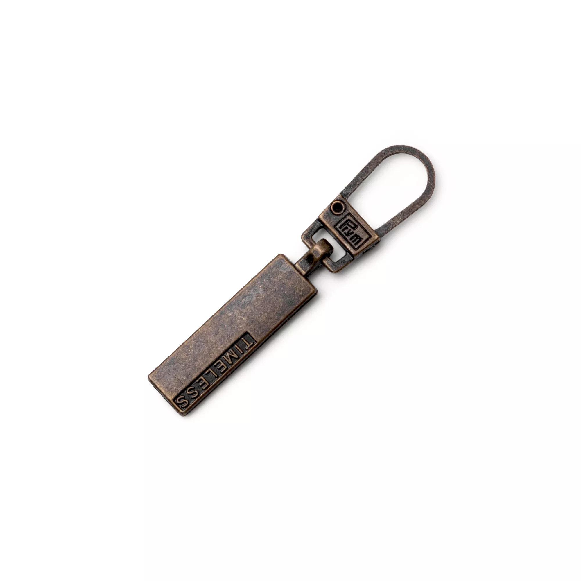 Zip puller classic TIMELESS, antique brass 