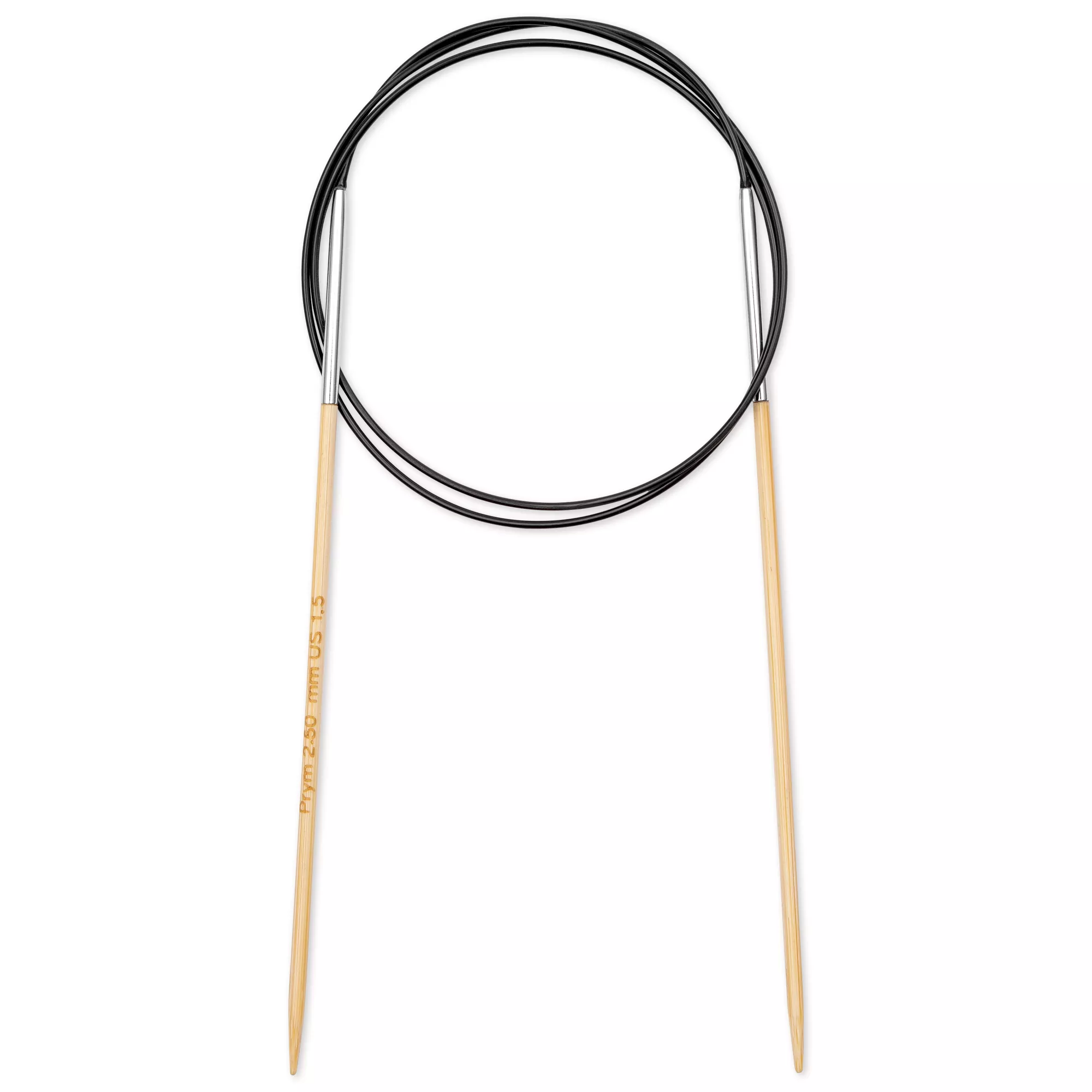 Circular knitting needle Prym 1530, bamboo, 80cm, 2.50mm