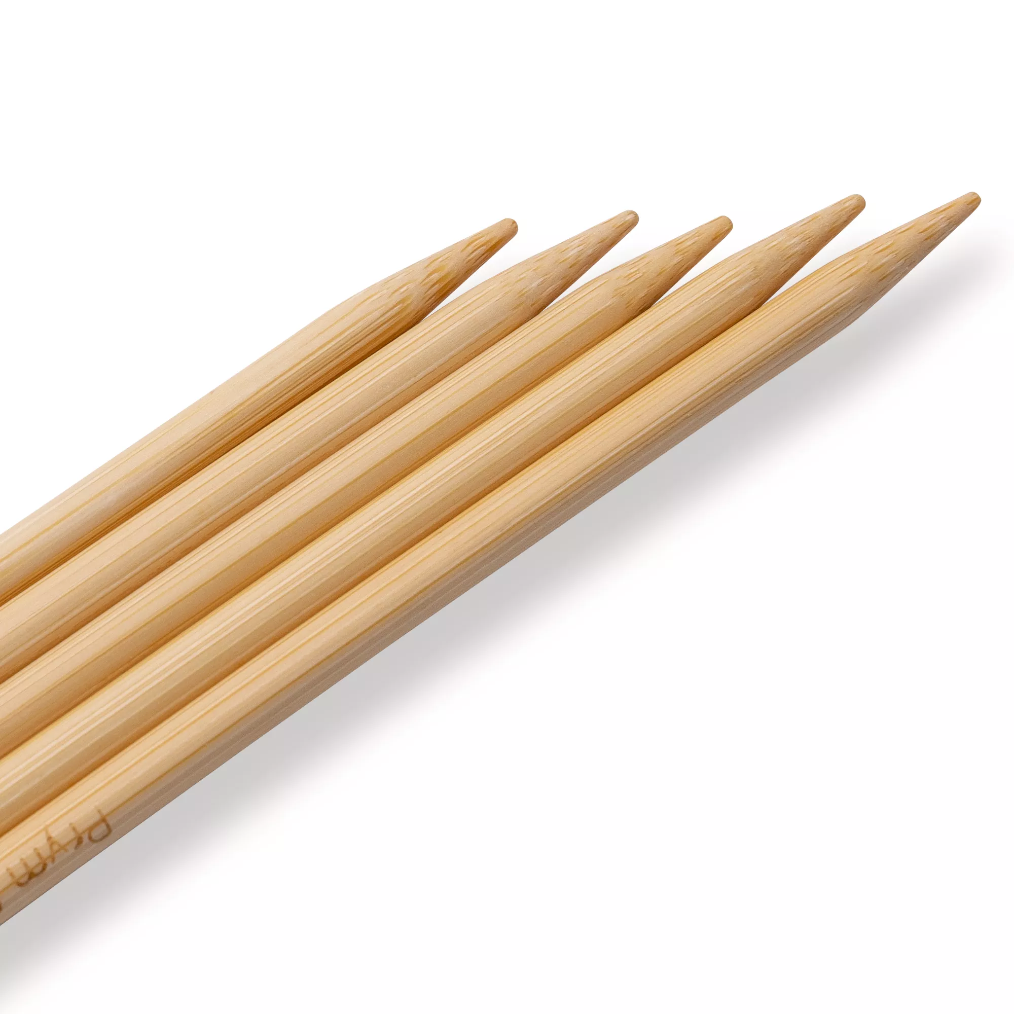 Double-pointed knitting needles Prym 1530, bamboo, 20cm, 5.00mm