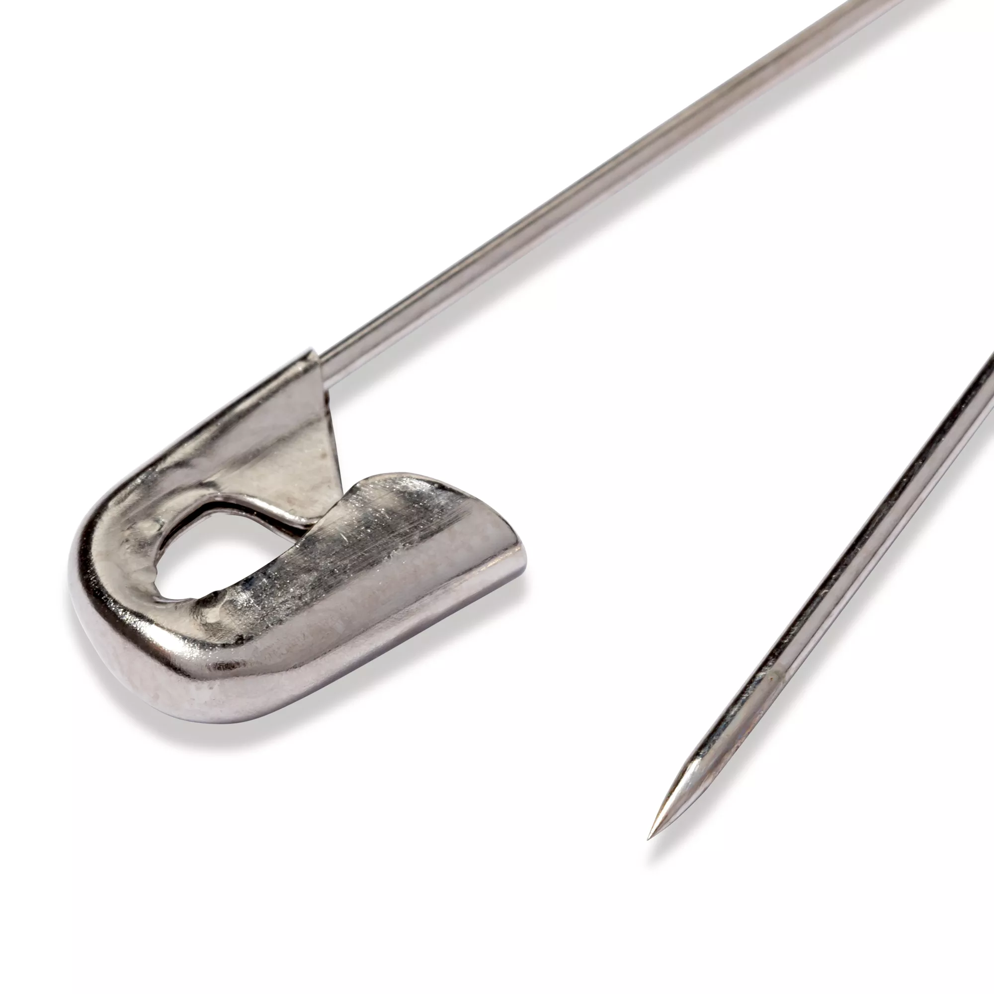 Safety pins, 27/38/50mm, silver-coloured, Sliding box