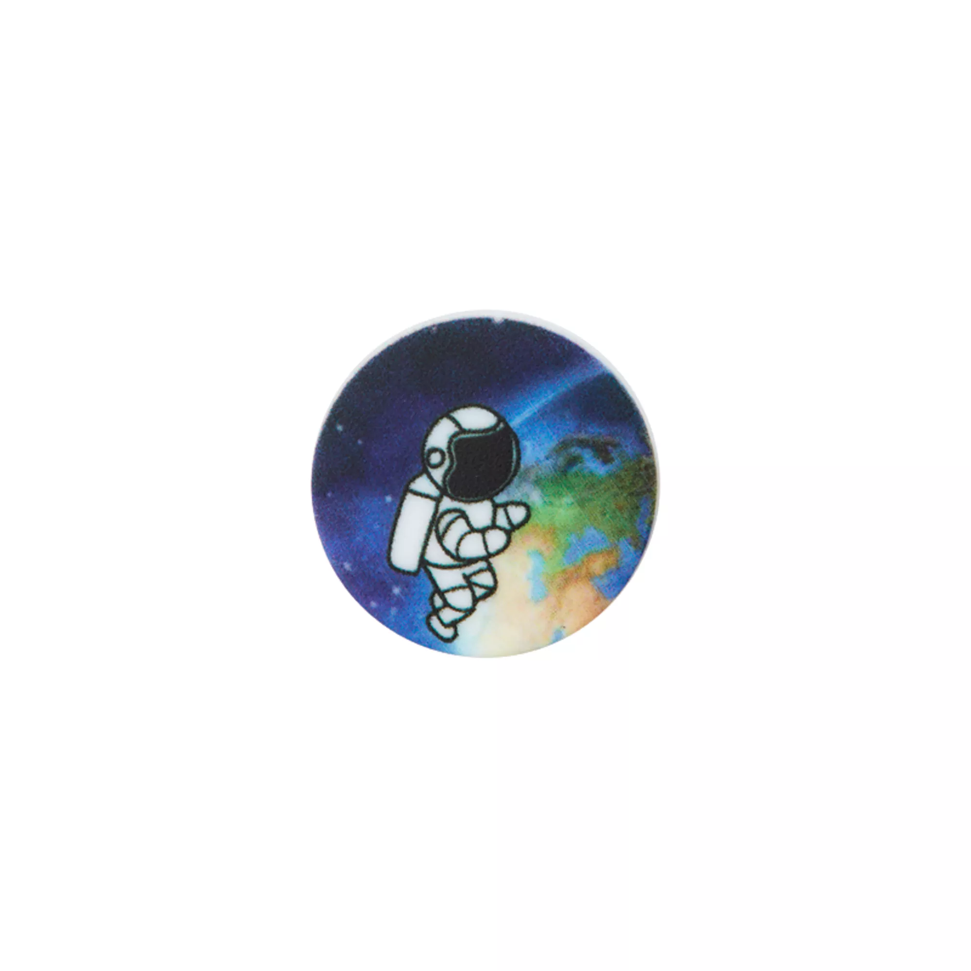 Bottone in poliestere occhiello, Astronauta