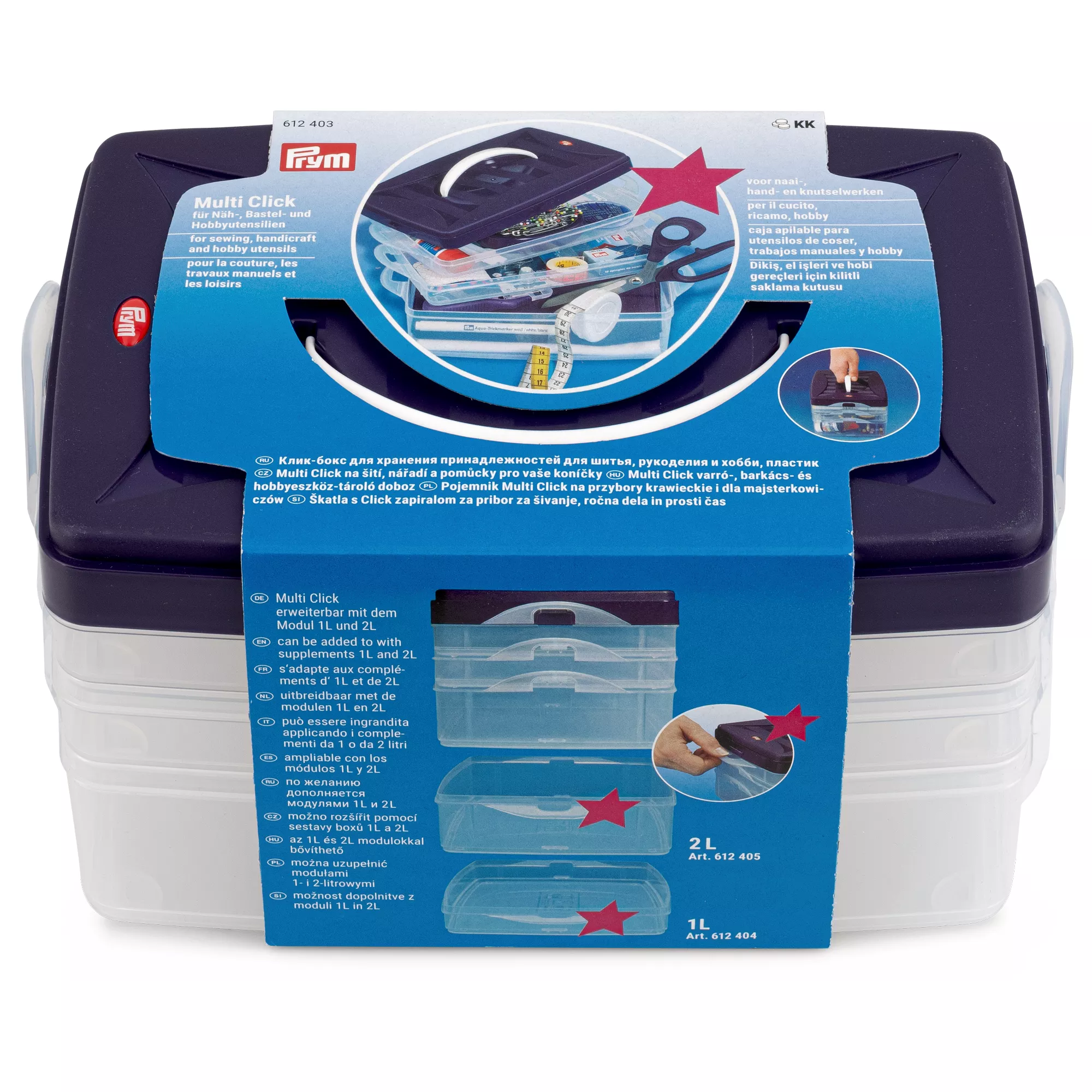 Storage box Multi Click basic model