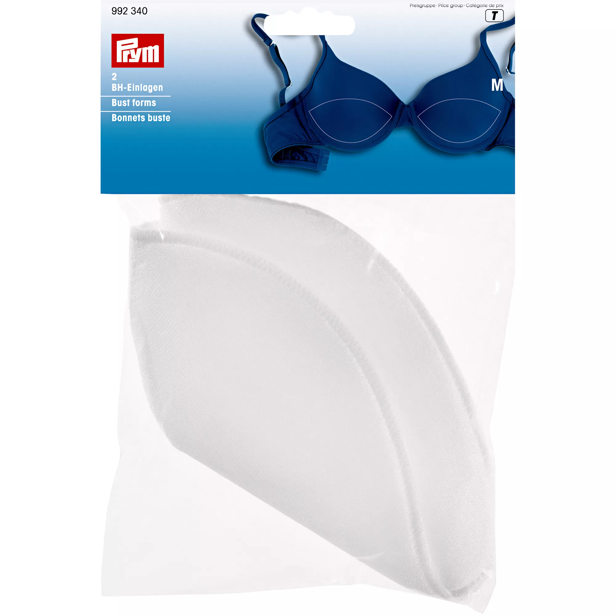 Bust forms, M, white