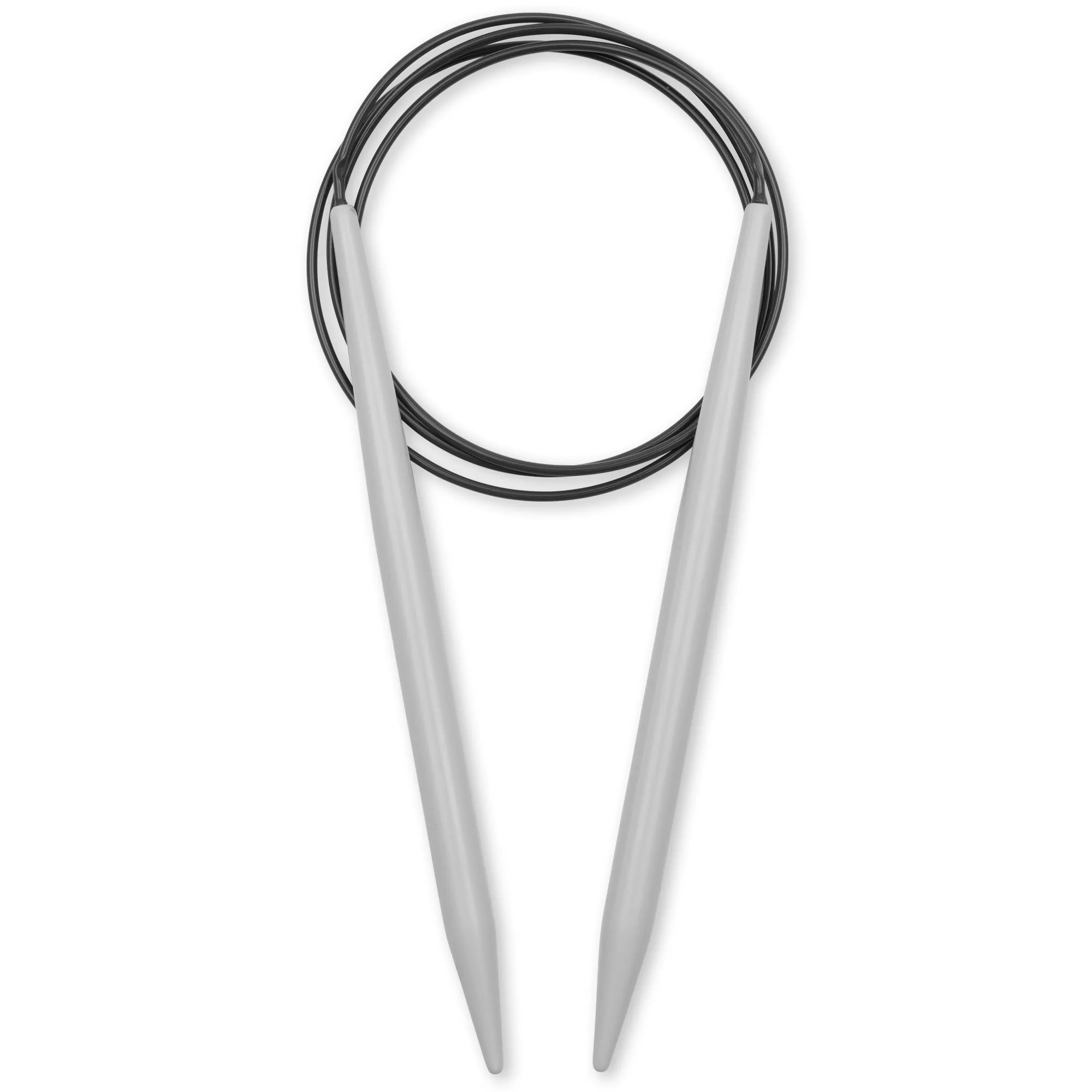 Circular knitting needles, pearl grey