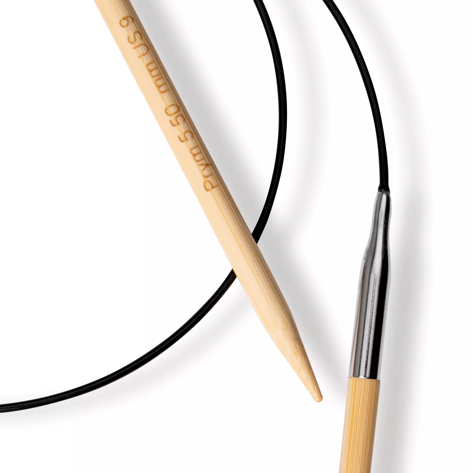 Aiguille à tricoter circulaire Bambou Prym 1530, 80cm, 5,50mm