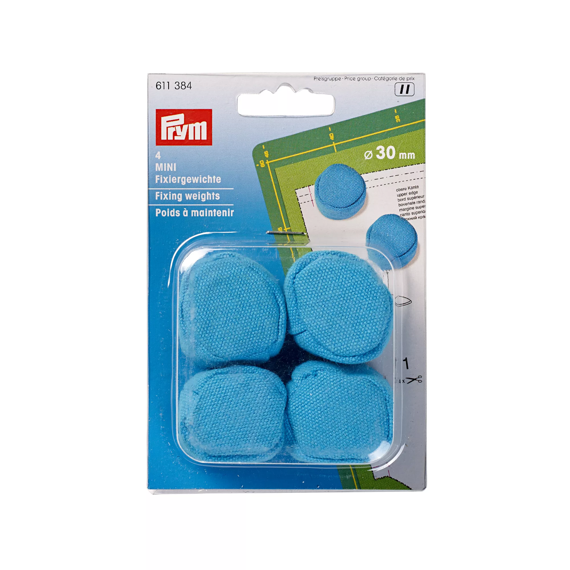 Fixing weights MINI, Ø 30mm, blue