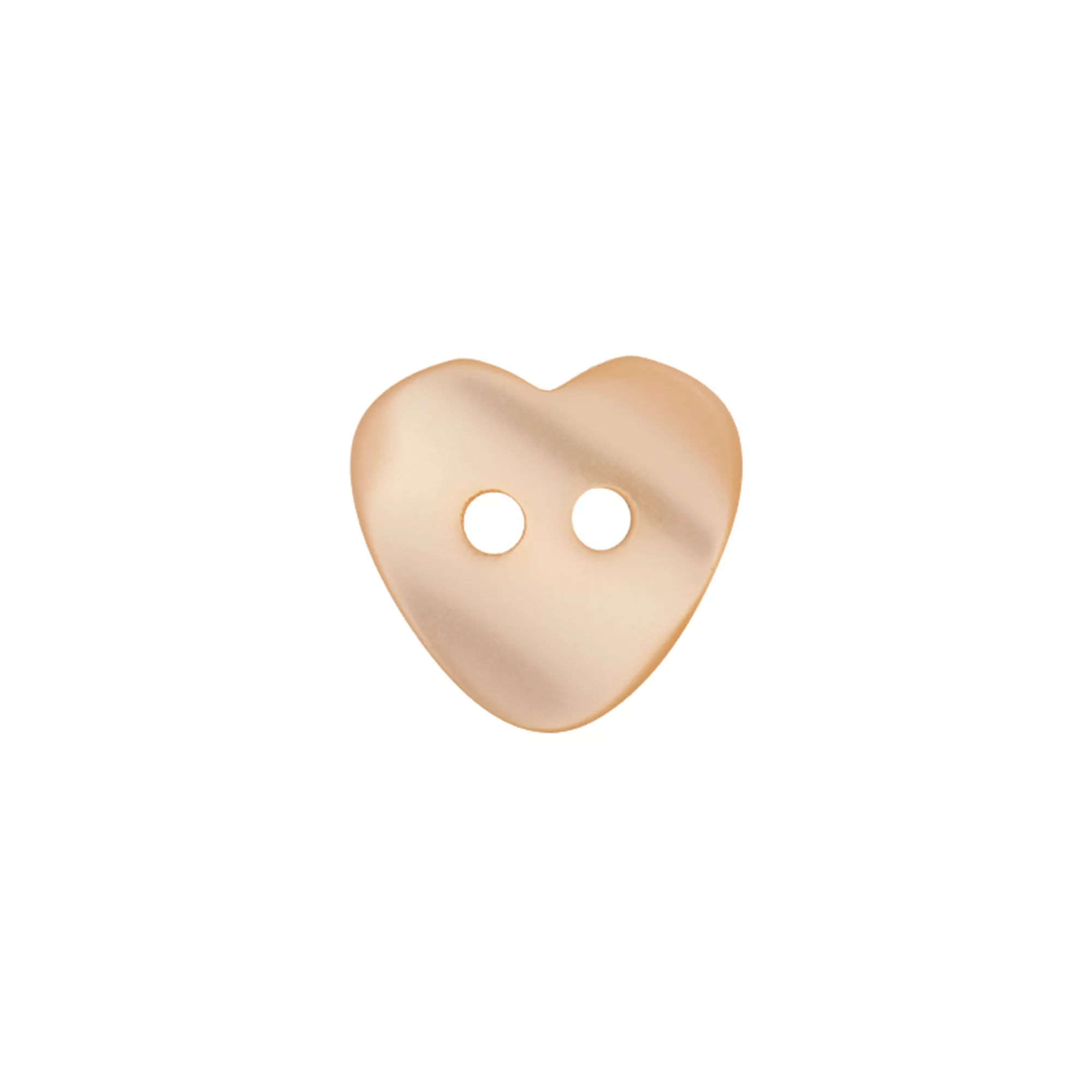 Polyester 2-hole button Heart
