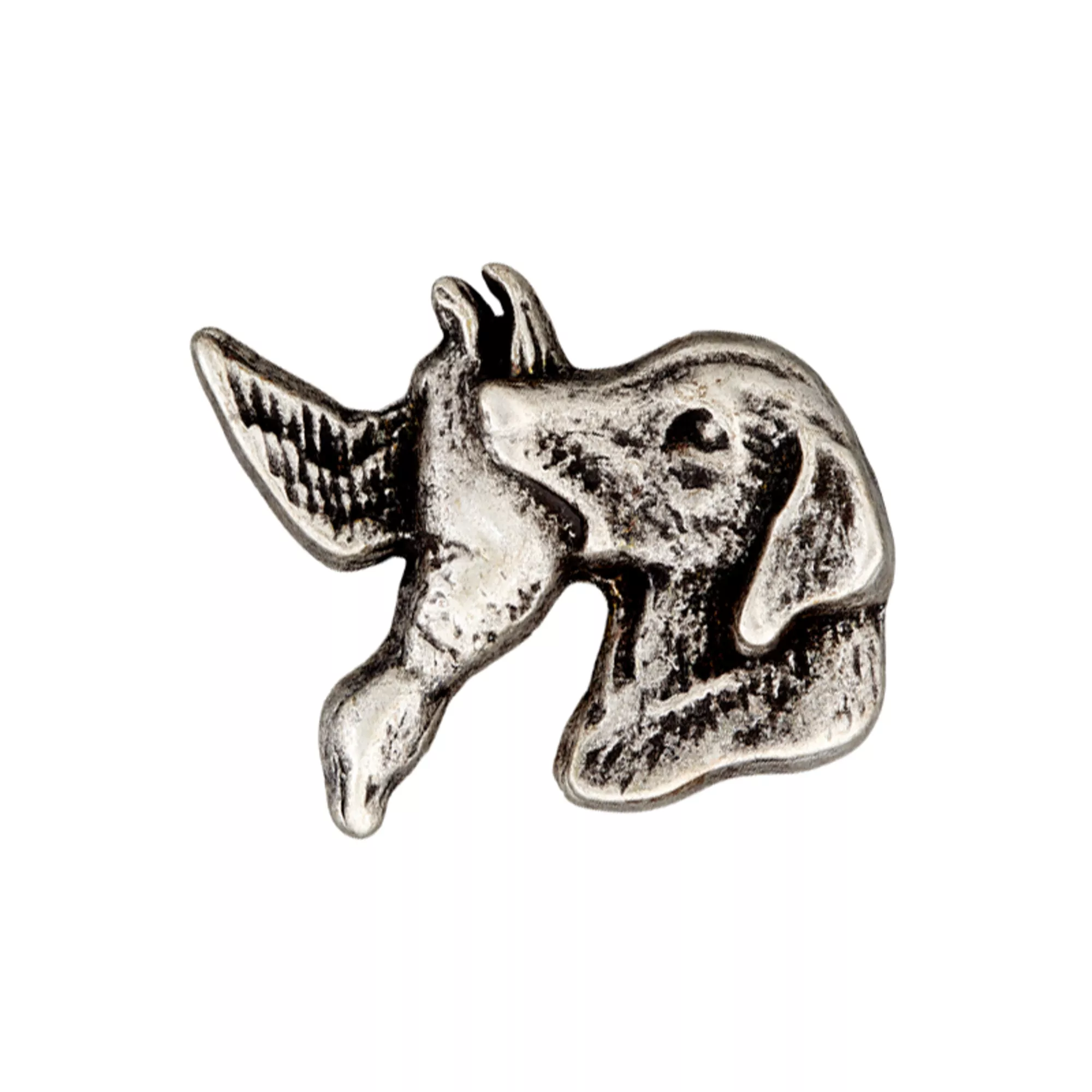 Metal button Hound