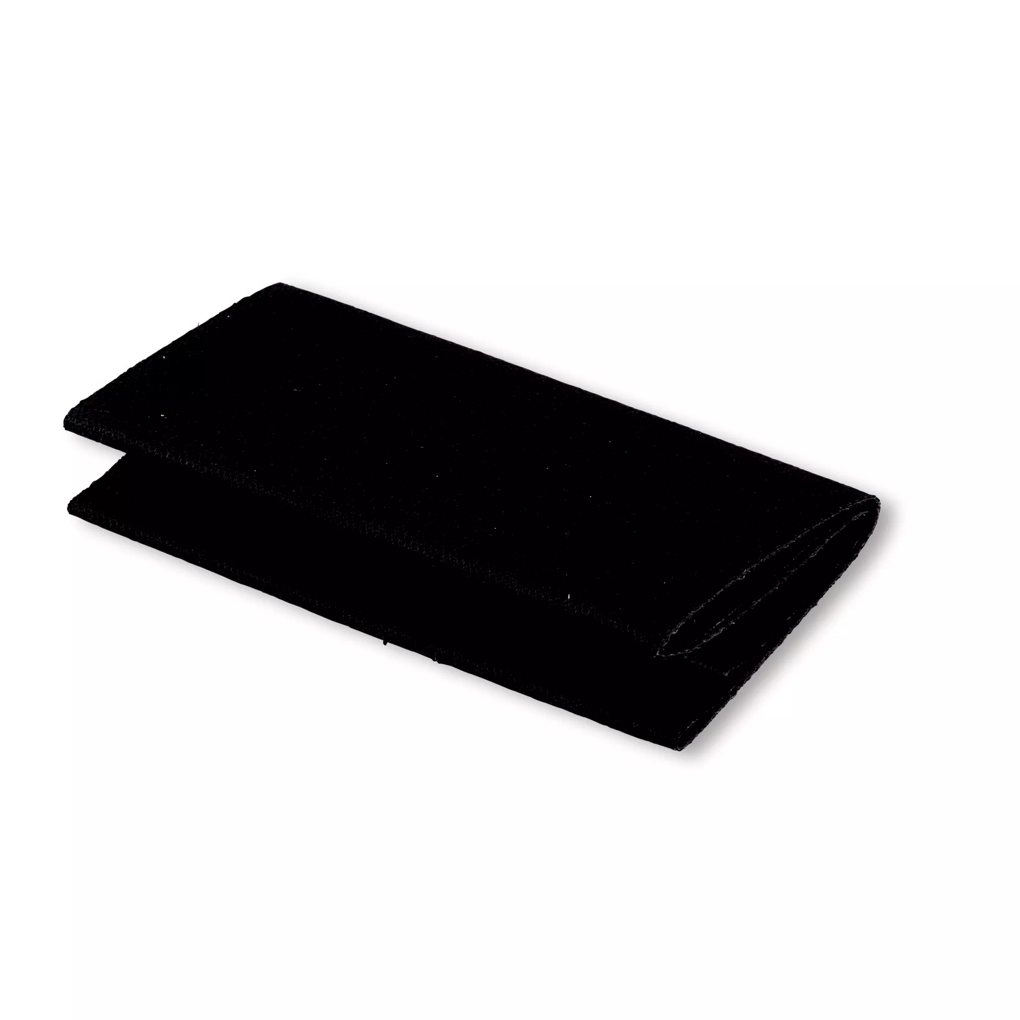 Repair sheet twill, iron-on, 12 x 45cm, black