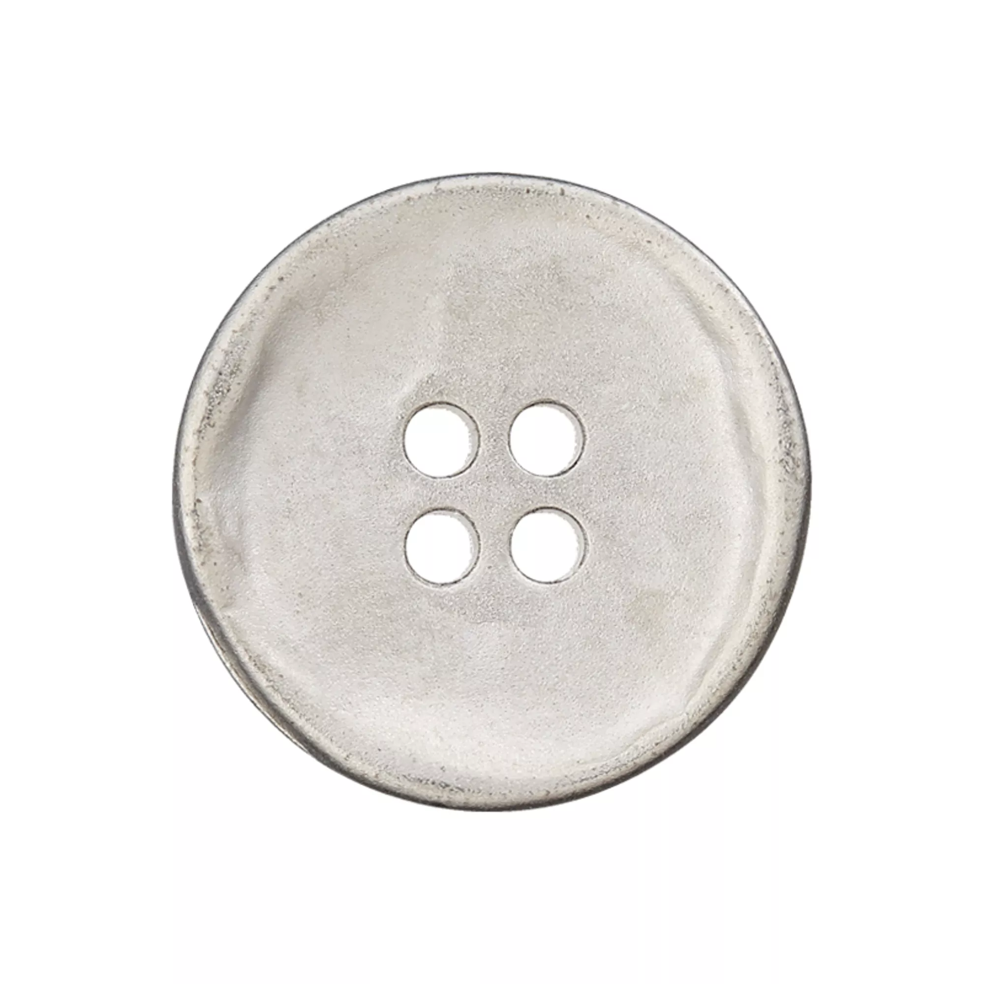 Metal four-hole button