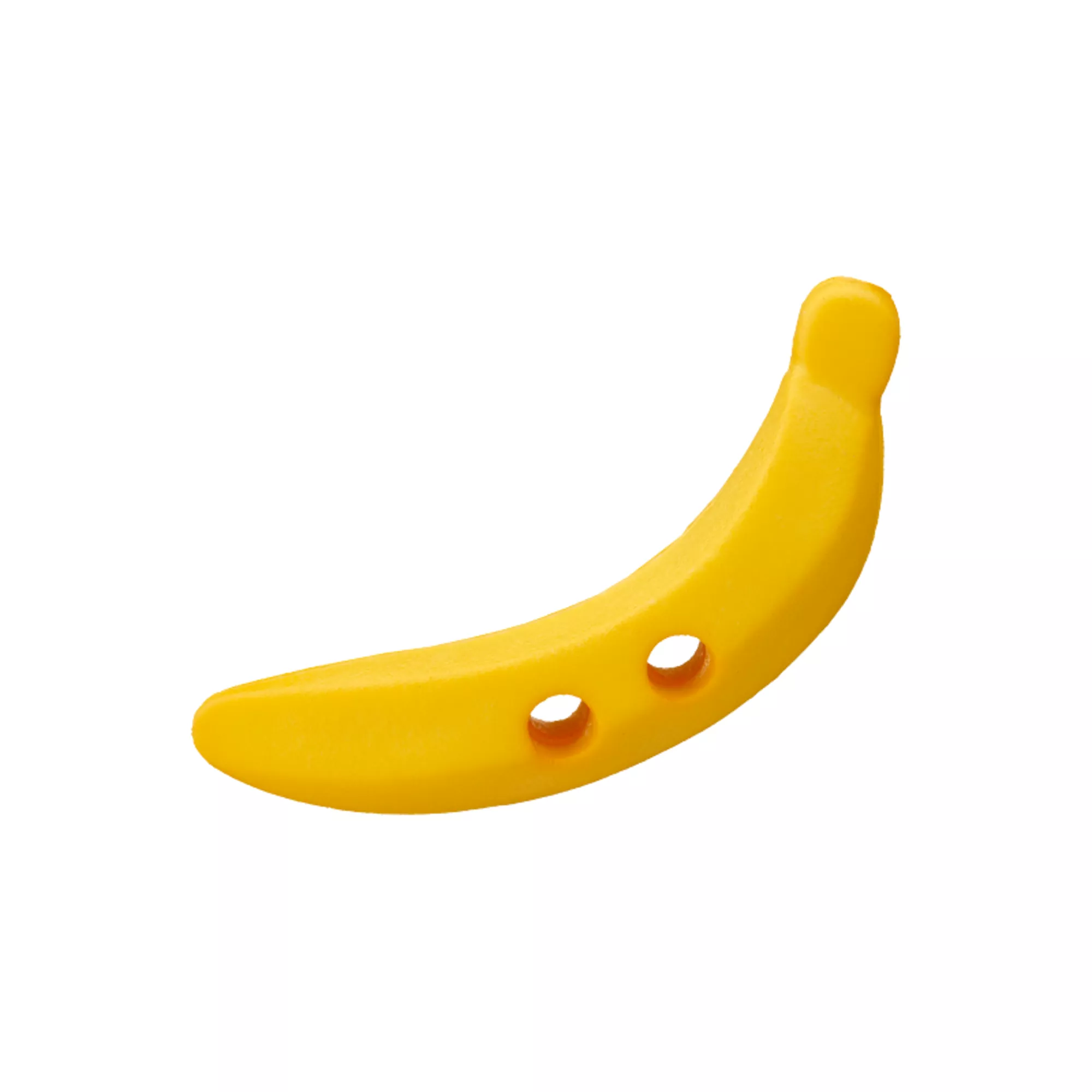 Polyester button 2-holes, Banana