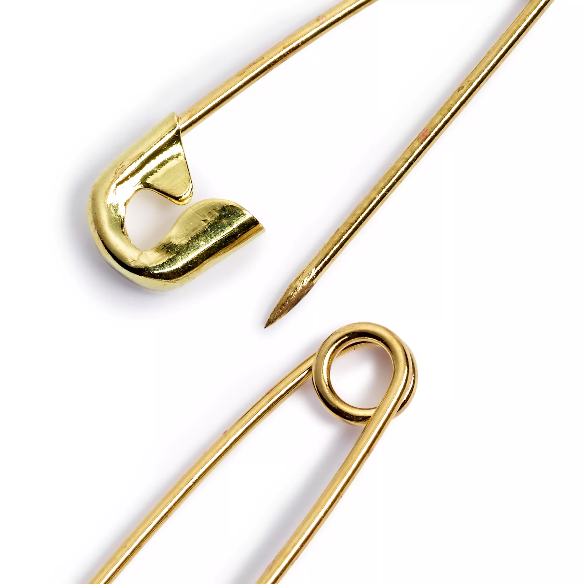 Sicherheitsnadeln, Nr.2/0, 23mm, goldfarbig