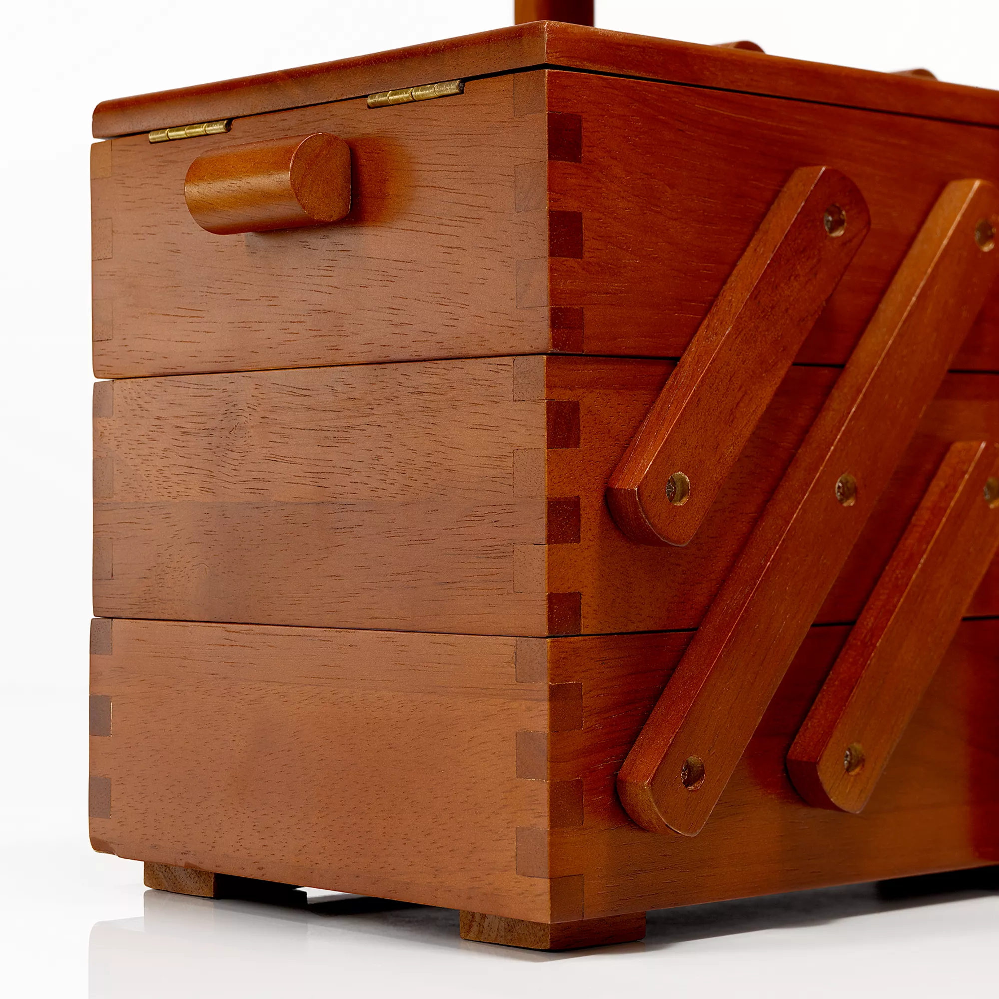 Cassetta portalavoro legno scuro, M