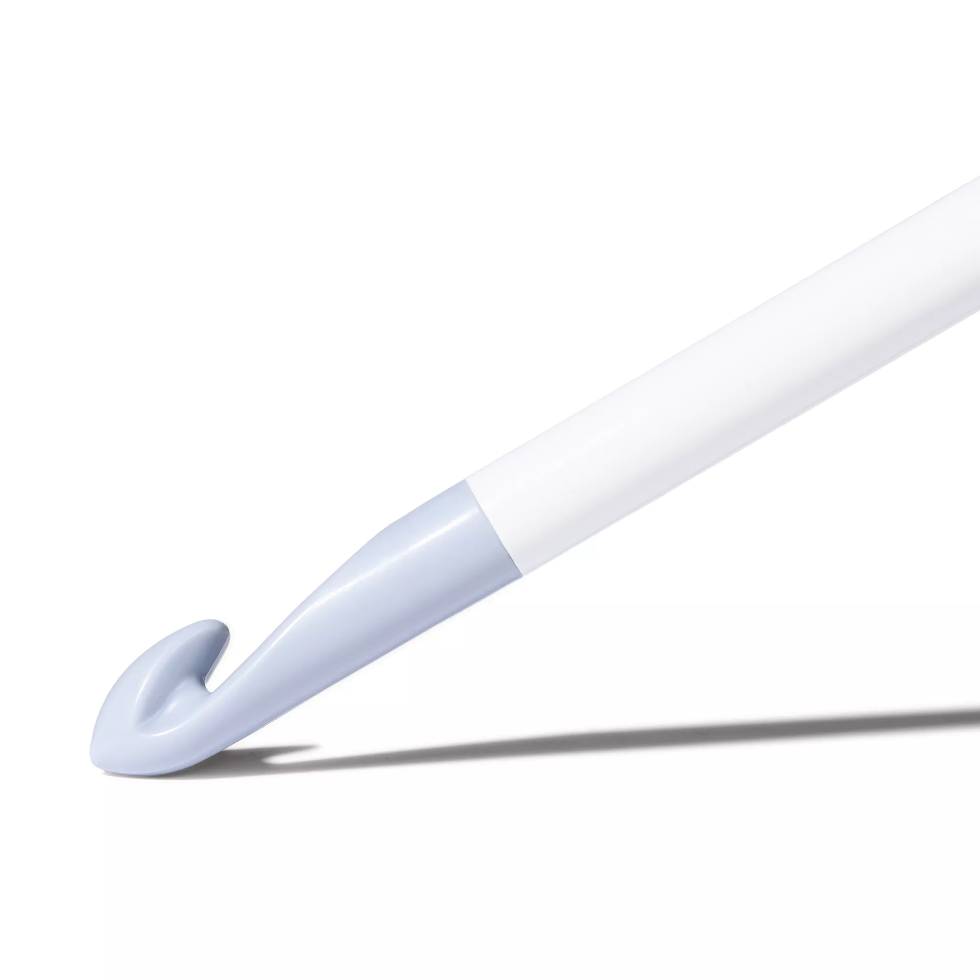 Wool crochet hook without handle 17cm, 15.00mm, multicoloured