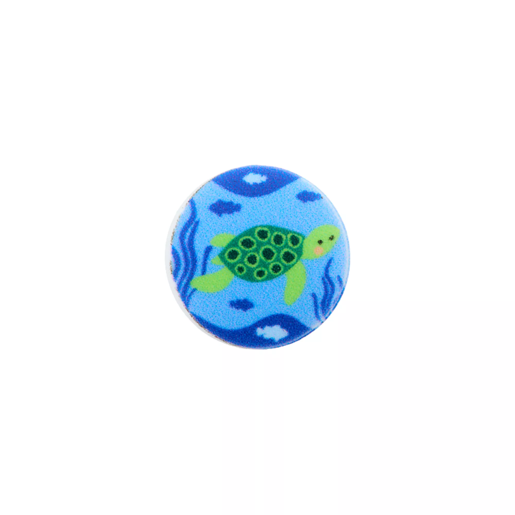 Bouton polyester pied, Motifs de la mer