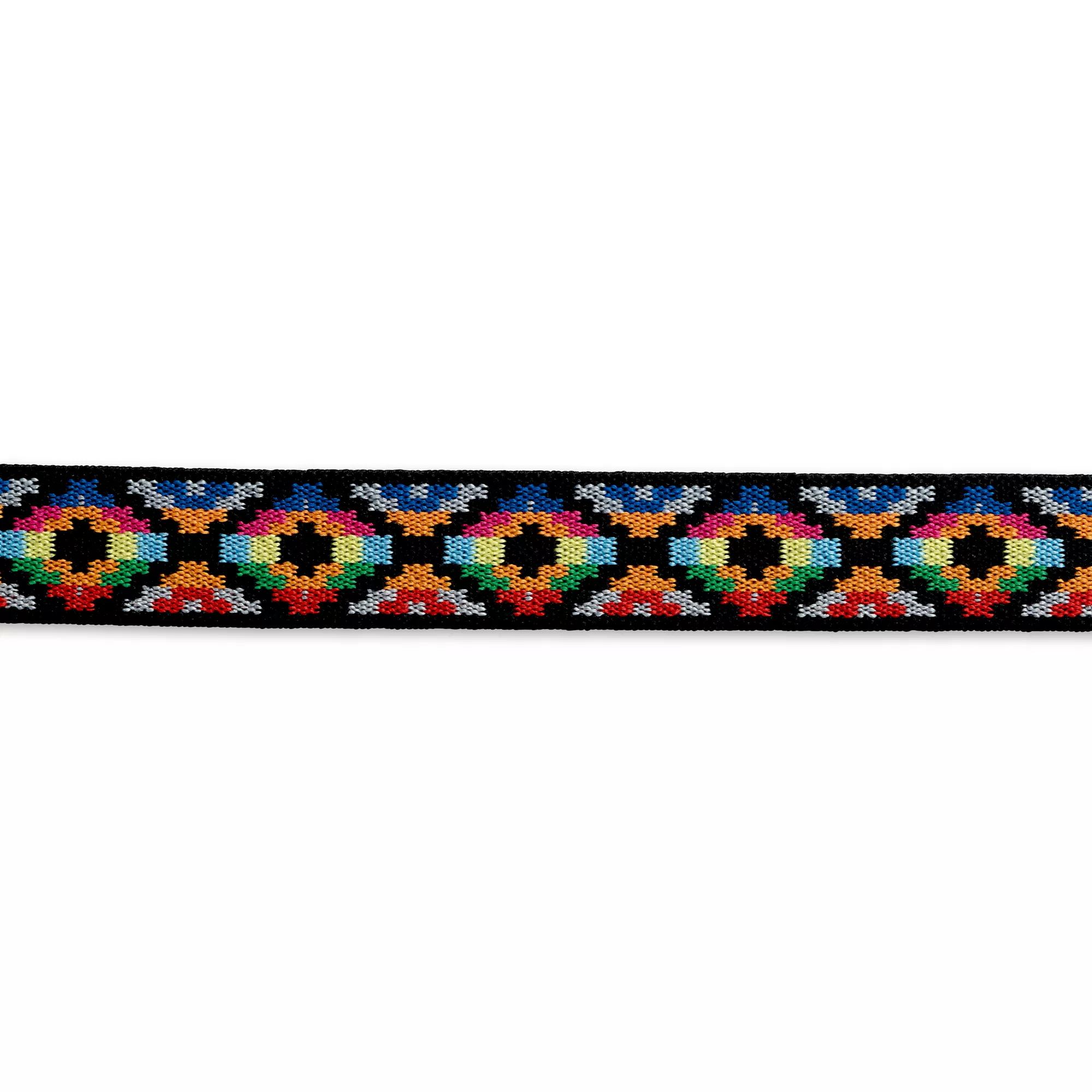 Color elastic, 25mm, ethno yellow/multi-colour