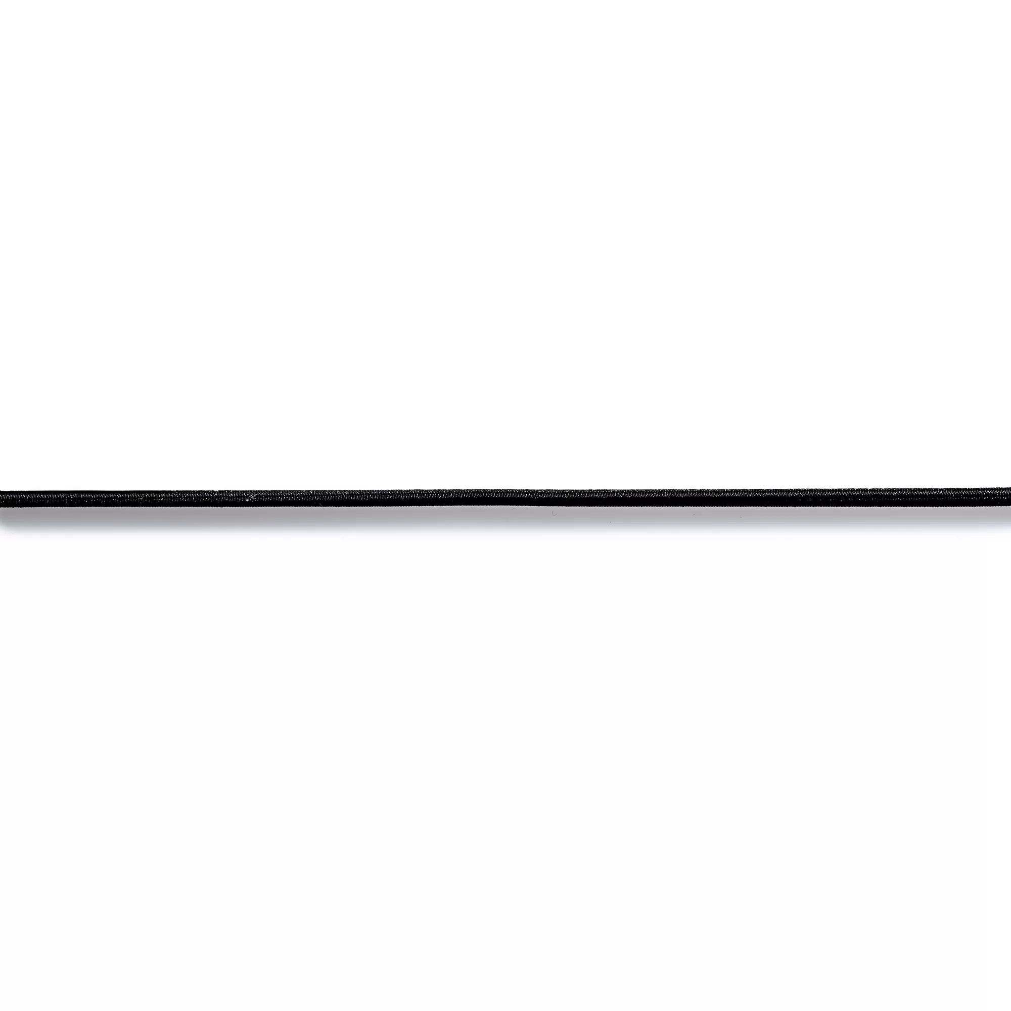 Cordoncino elastico, 2,5mm, nero, 3m
