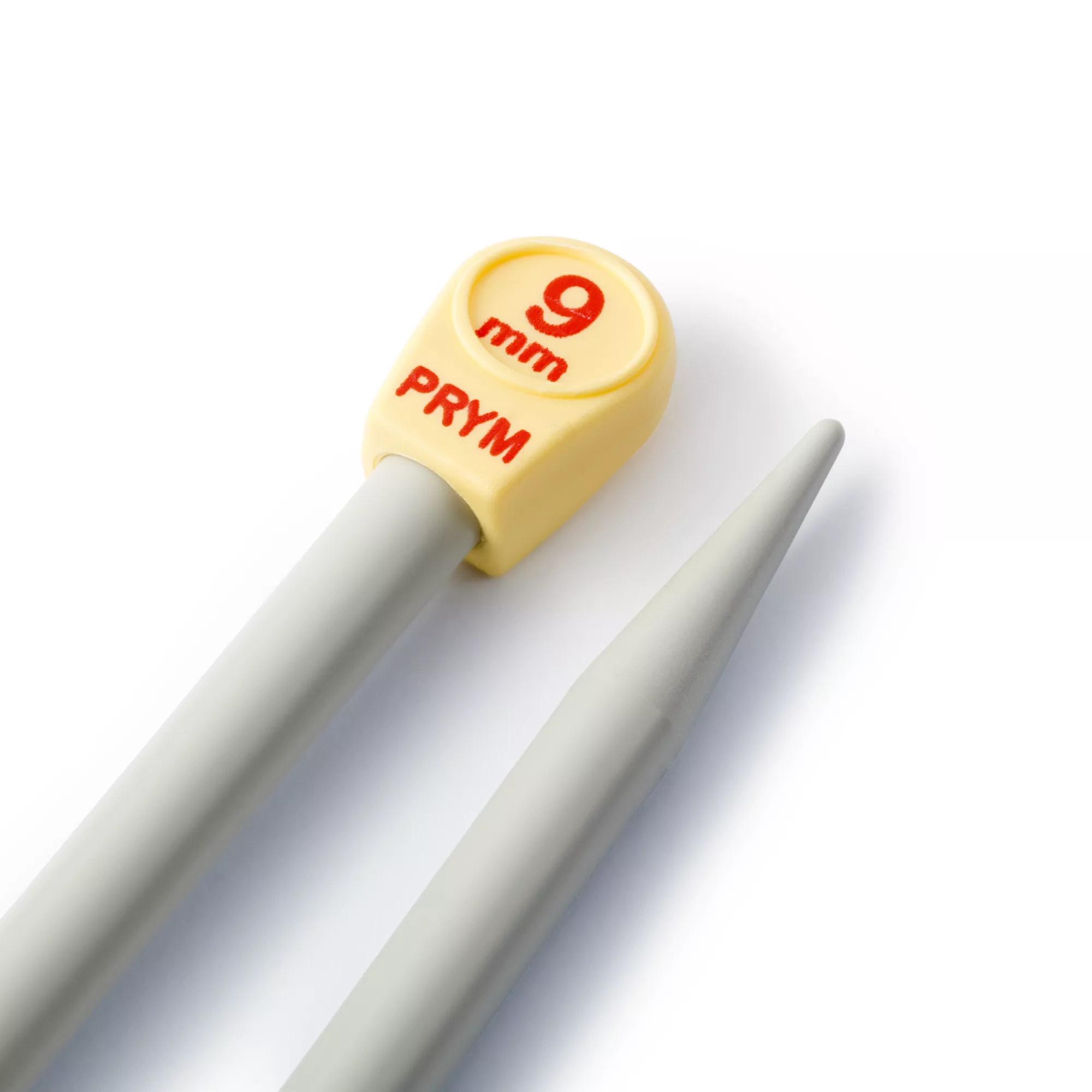 Single-pointed knitting needles, plastic