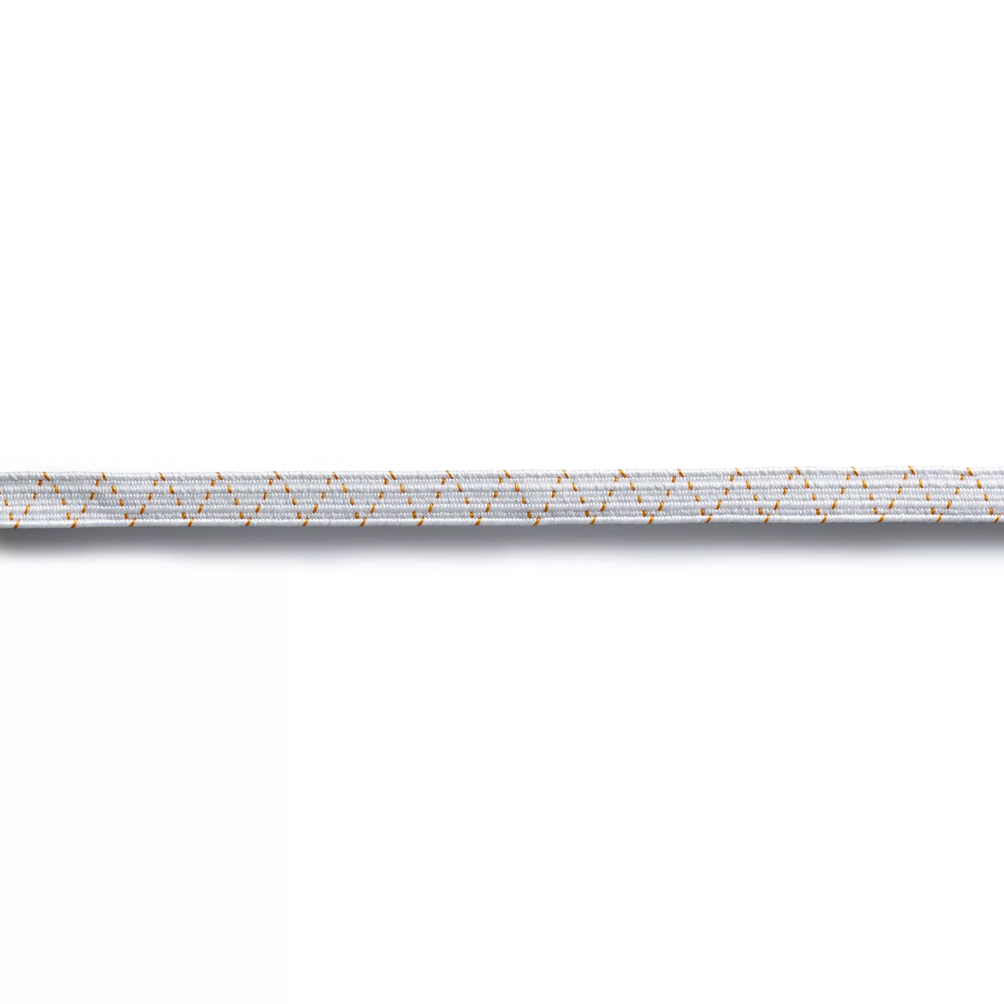 Super elastico lavabile, 7mm, bianco, 5m