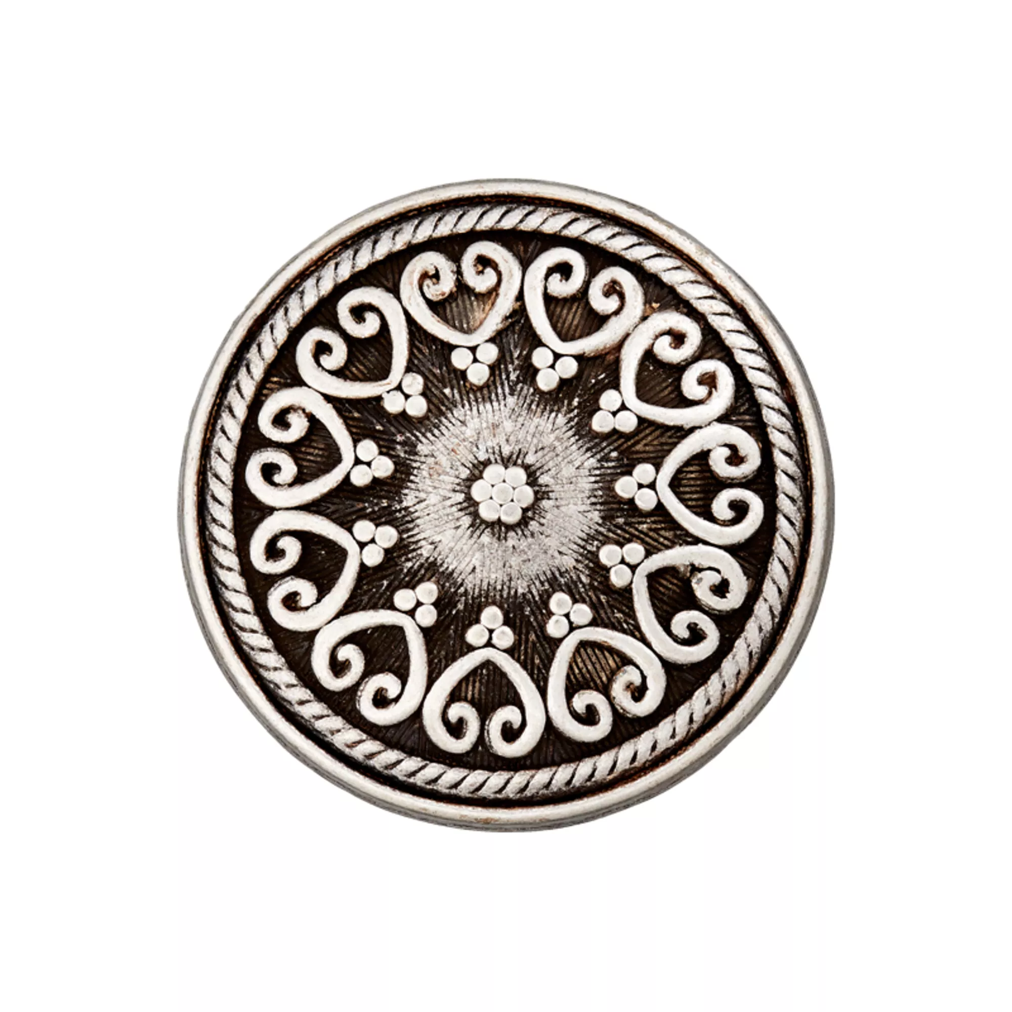 Metal button shank