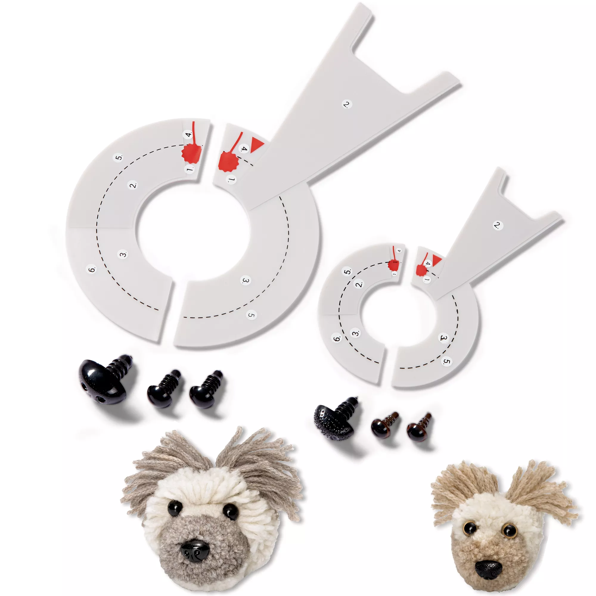 Pompom template Dog Fido