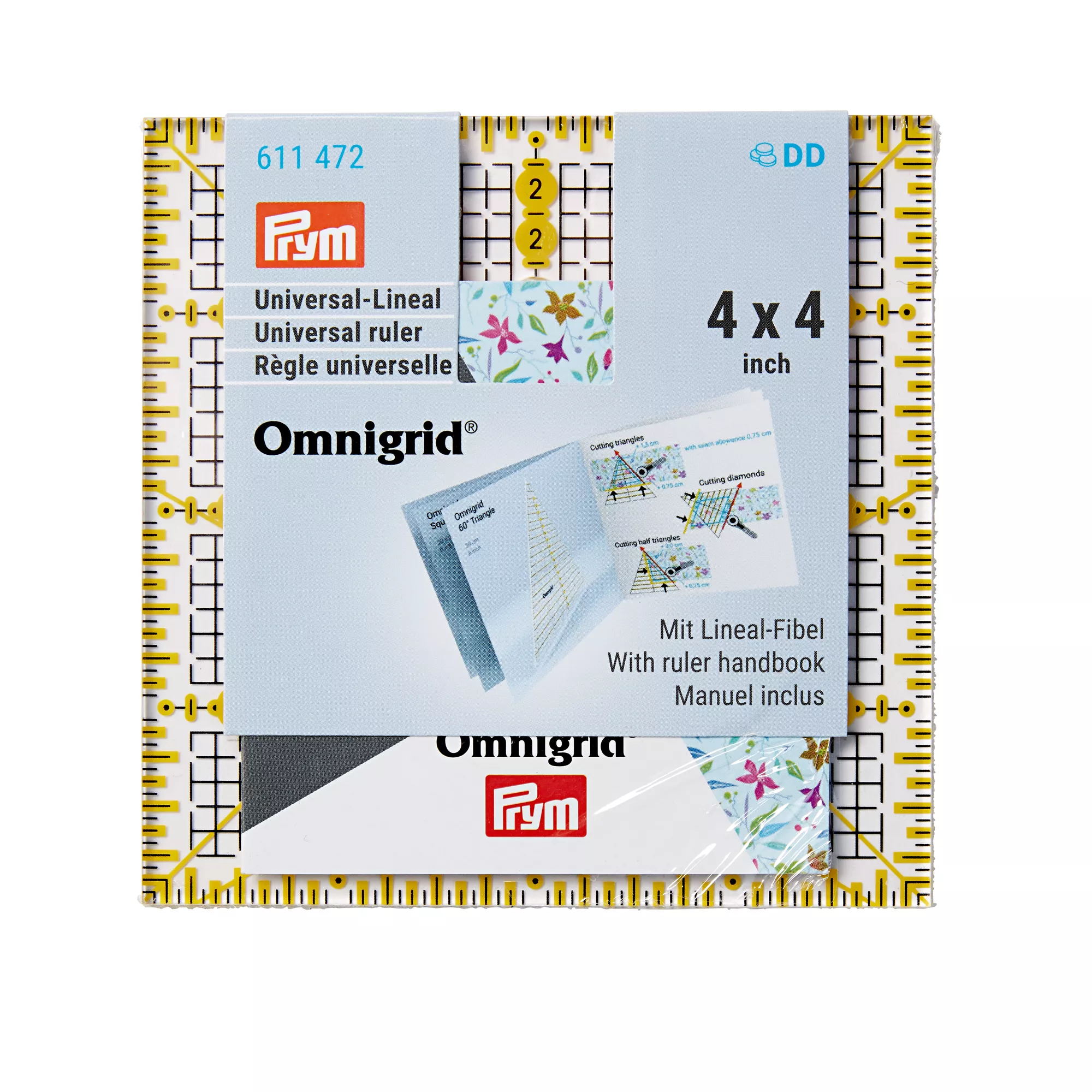 Universal ruler, 4x4inch Grid