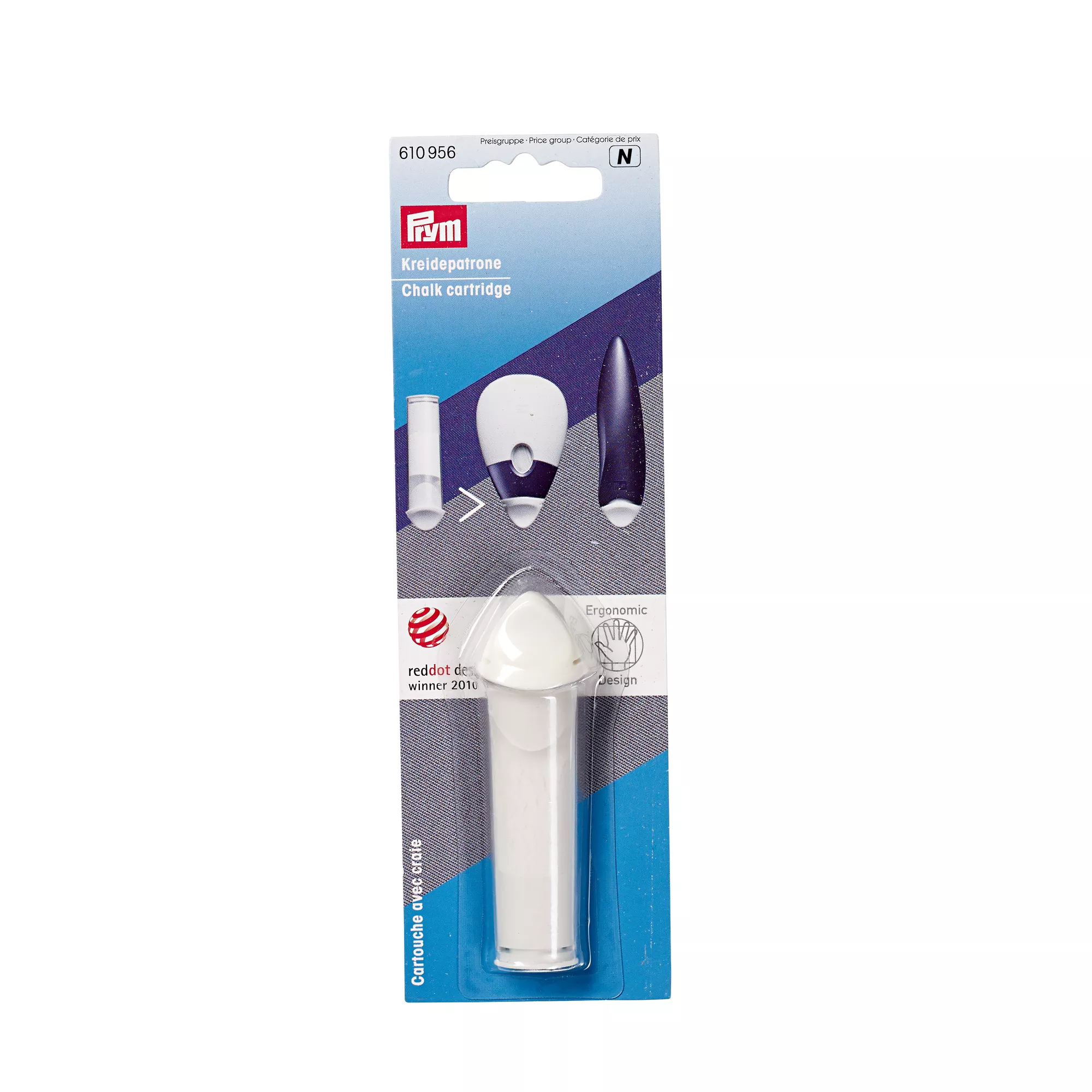 Chalk cartridges, white, prym.ergonomics