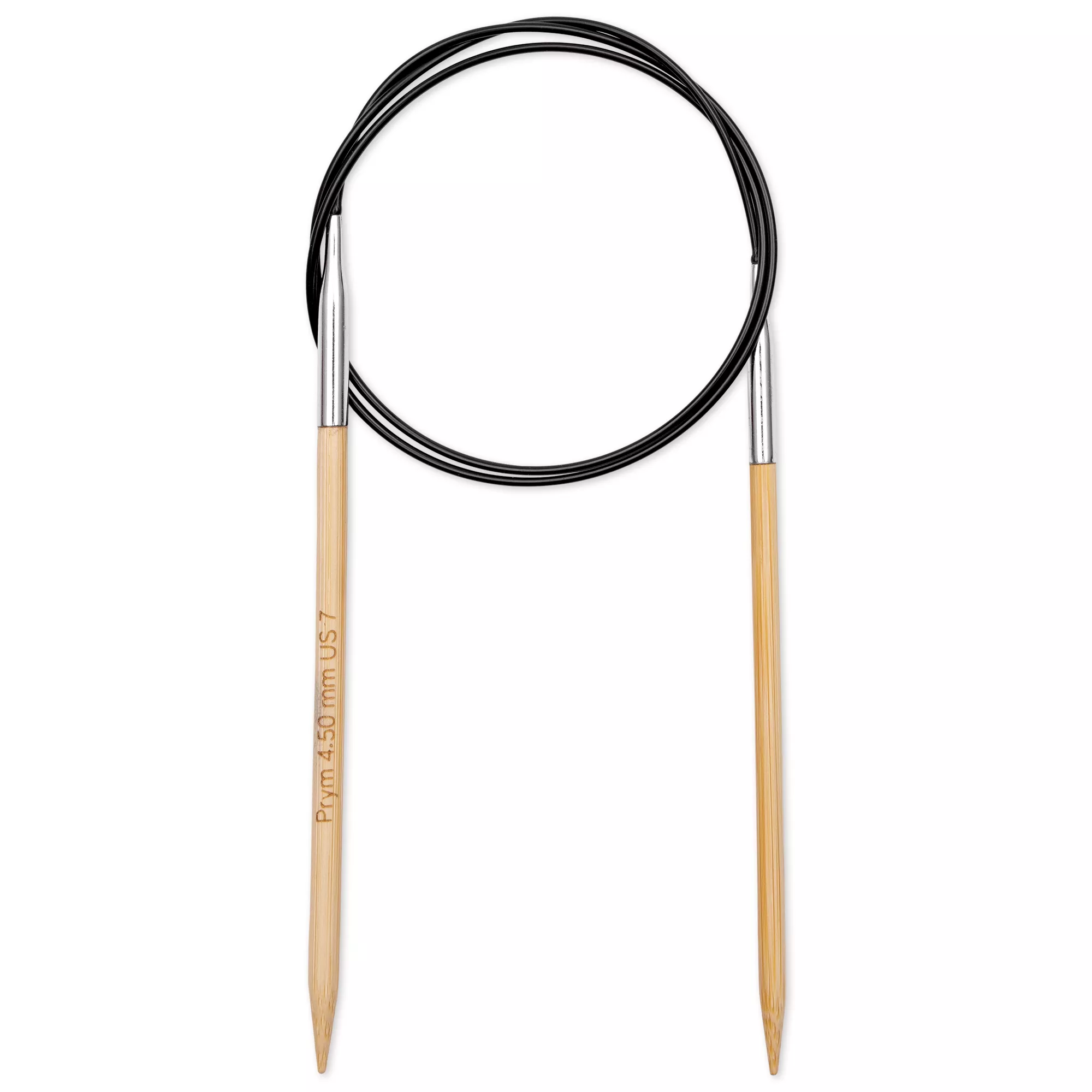Circular knitting needle Prym 1530, bamboo, 80cm, 4.5mm