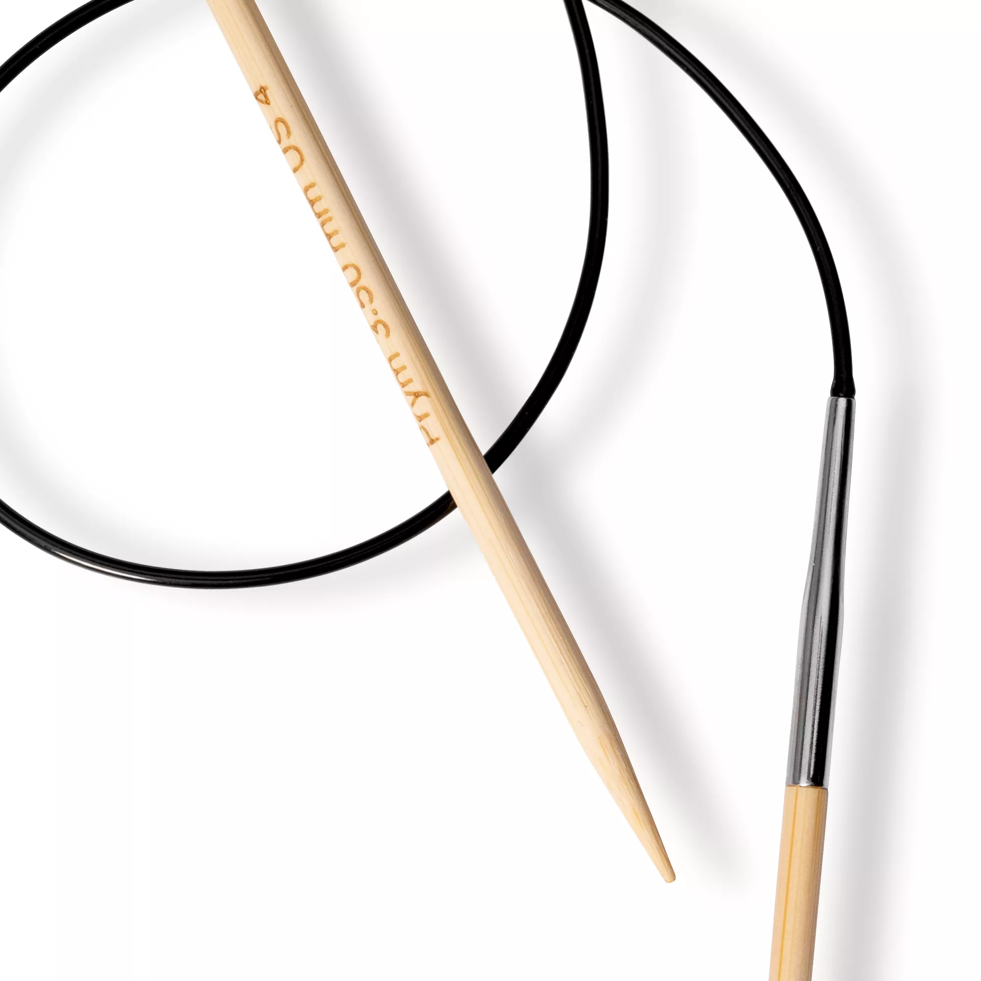 Aiguille à tricoter circulaire Bambou Prym 1530, 60cm, 3,50mm