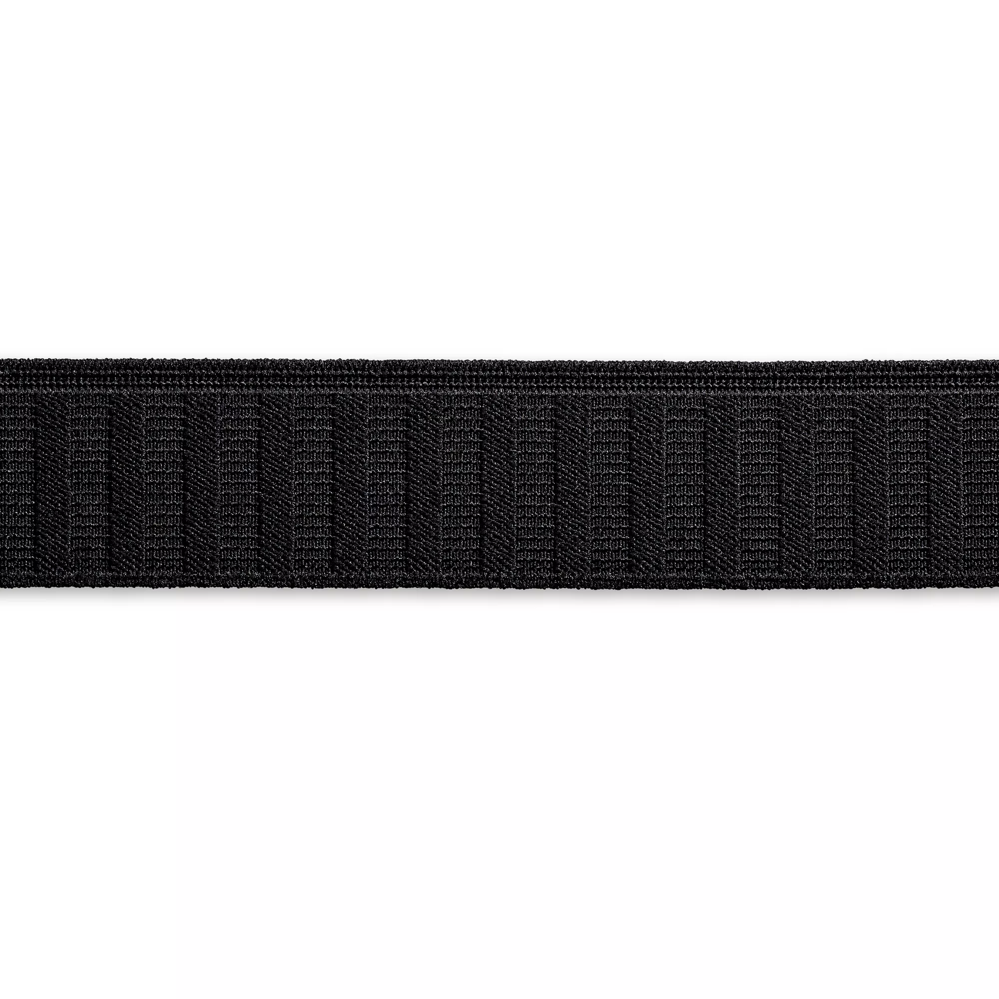 Elastic tape, lateral stiffness, 30mm, black, 1m