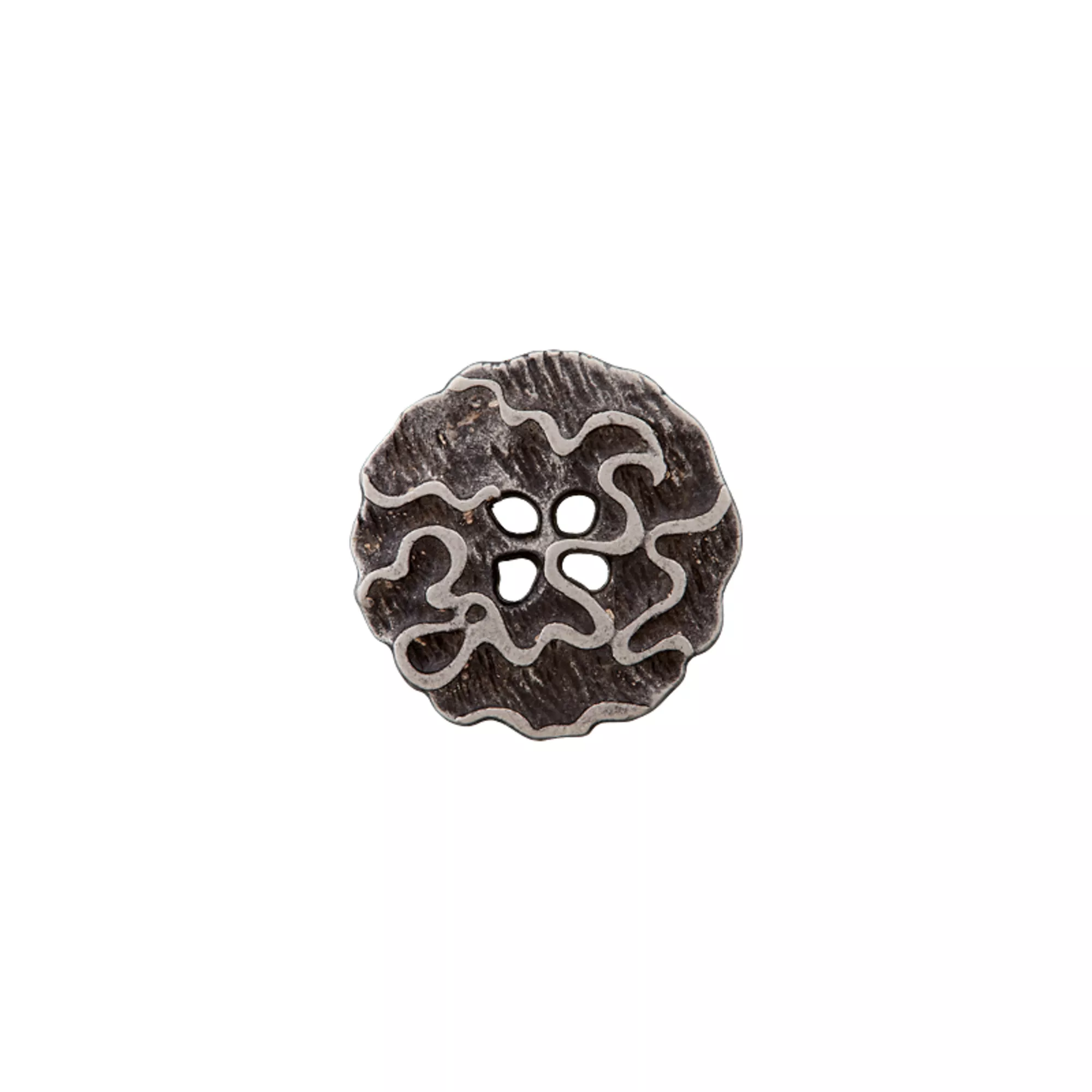 Metal button 4-holes