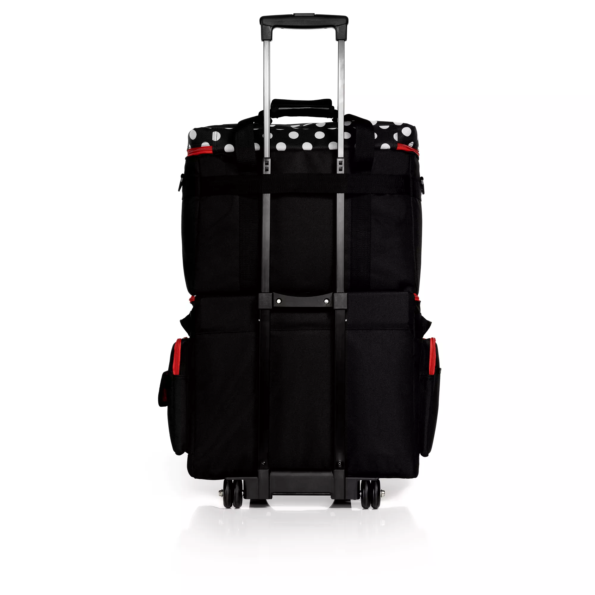 Sewing machine trolley, polka dots