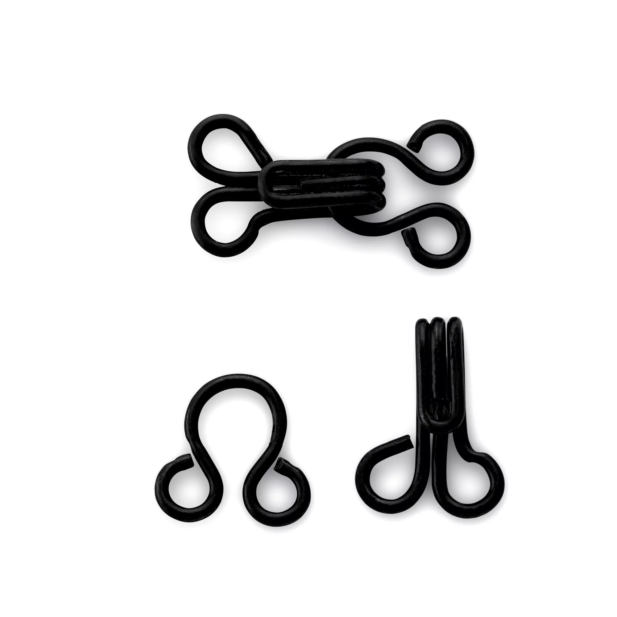 Hooks and eyes, mild steel