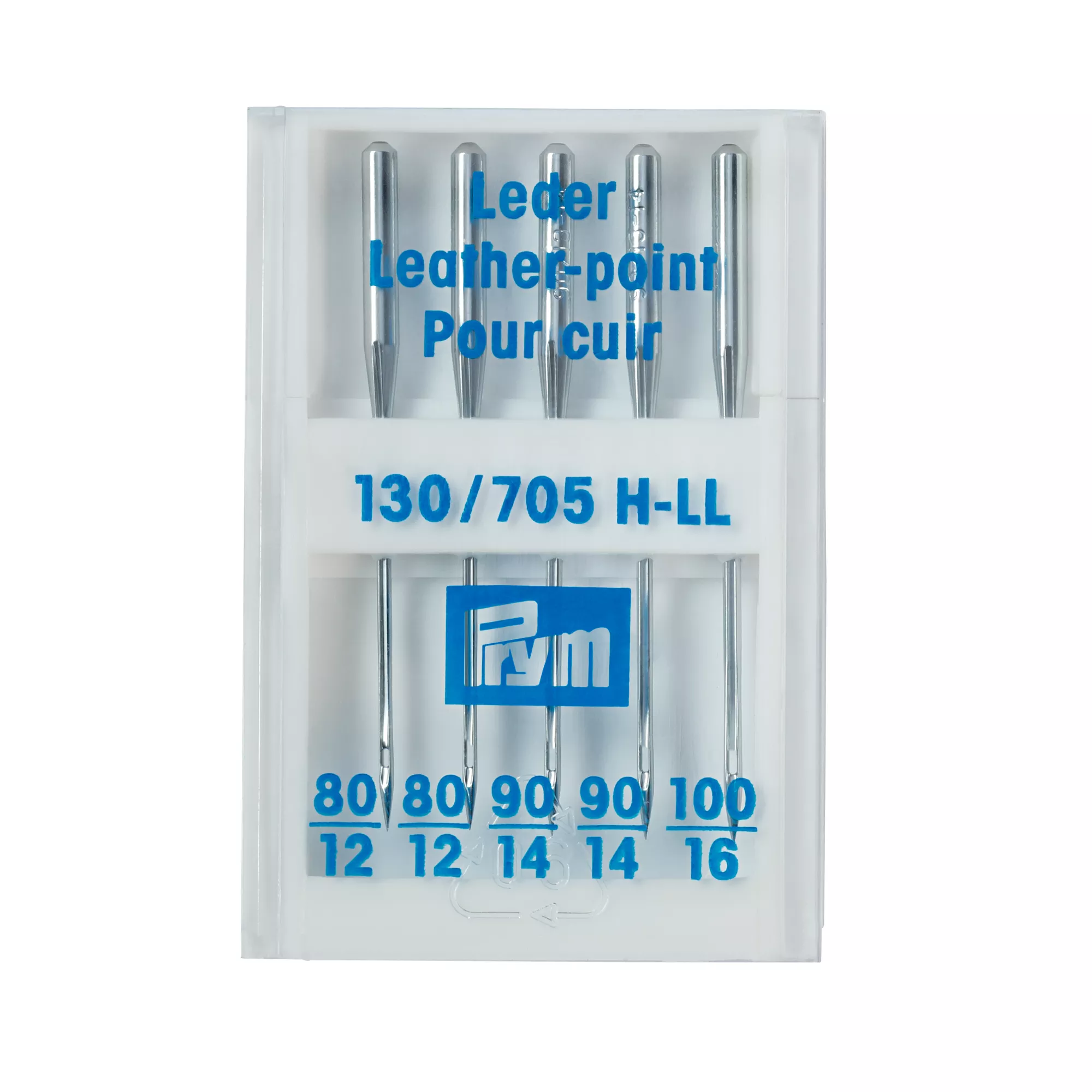 Leather sewing machine needles, 130/705, 80-100, assorted