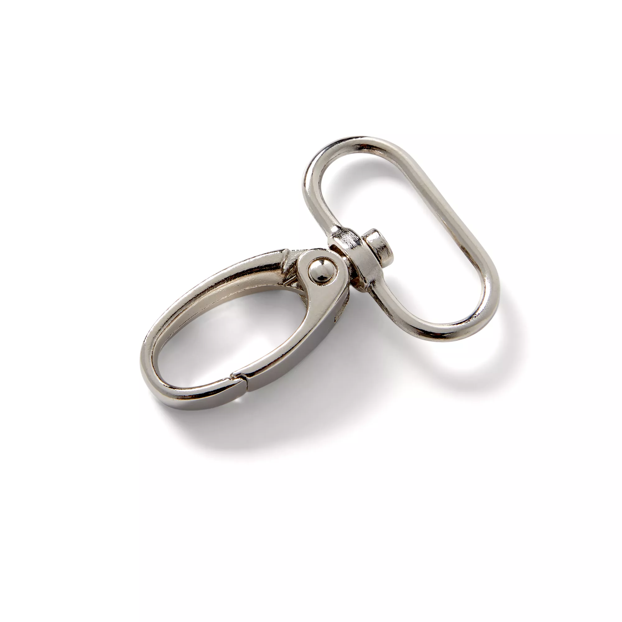 Snap hook 25mm, silver-coloured