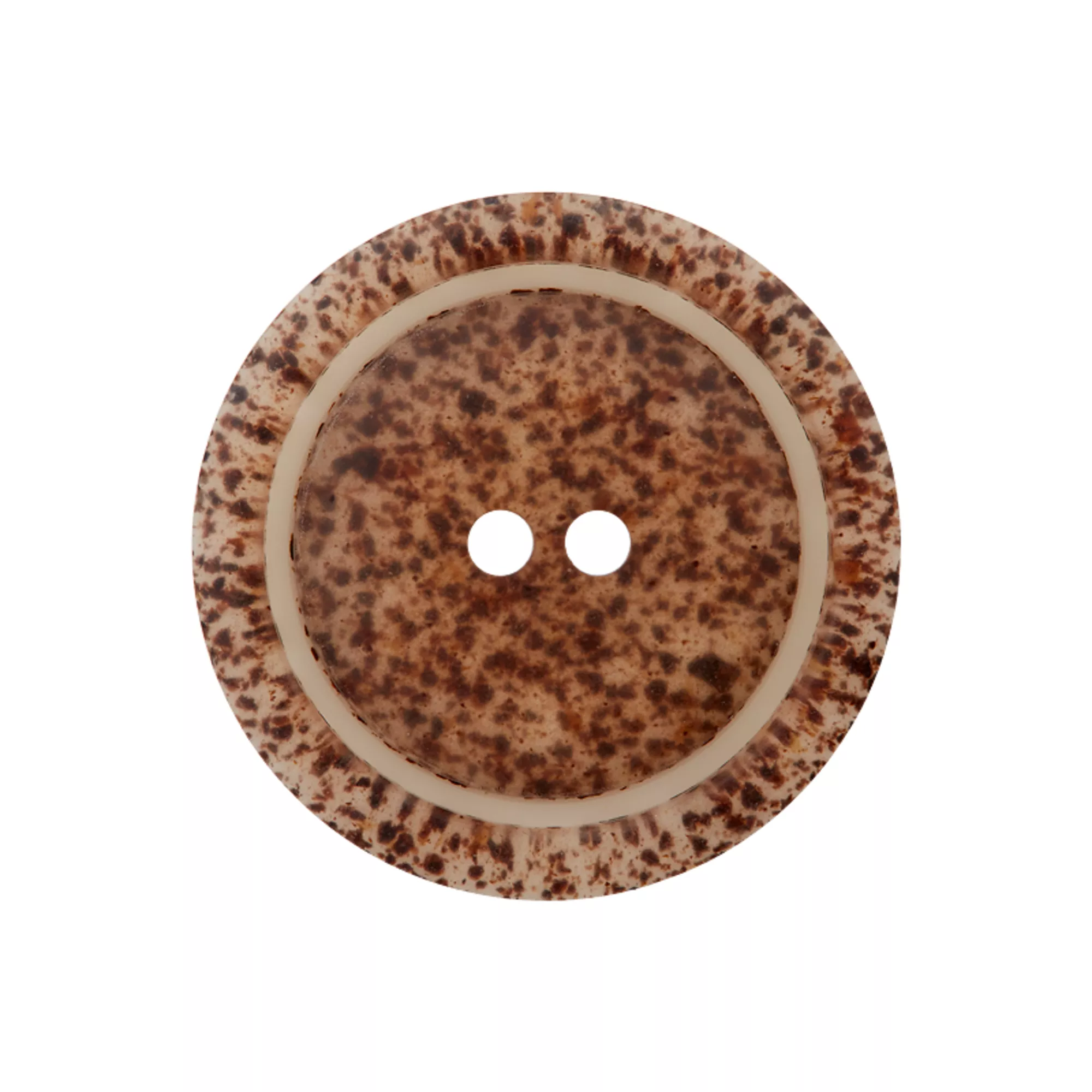 Coffee/Polyester button 2-holes