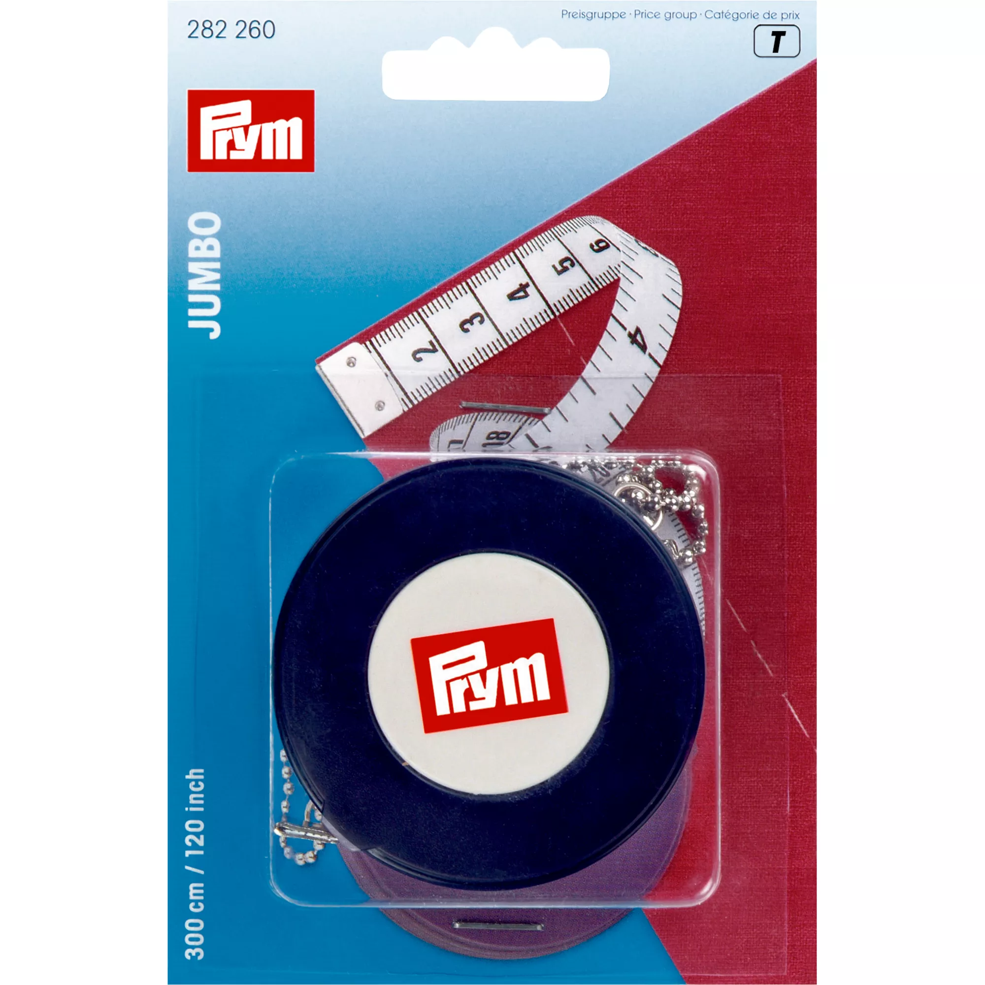 Spring tape measure Jumbo, 300cm/120inch