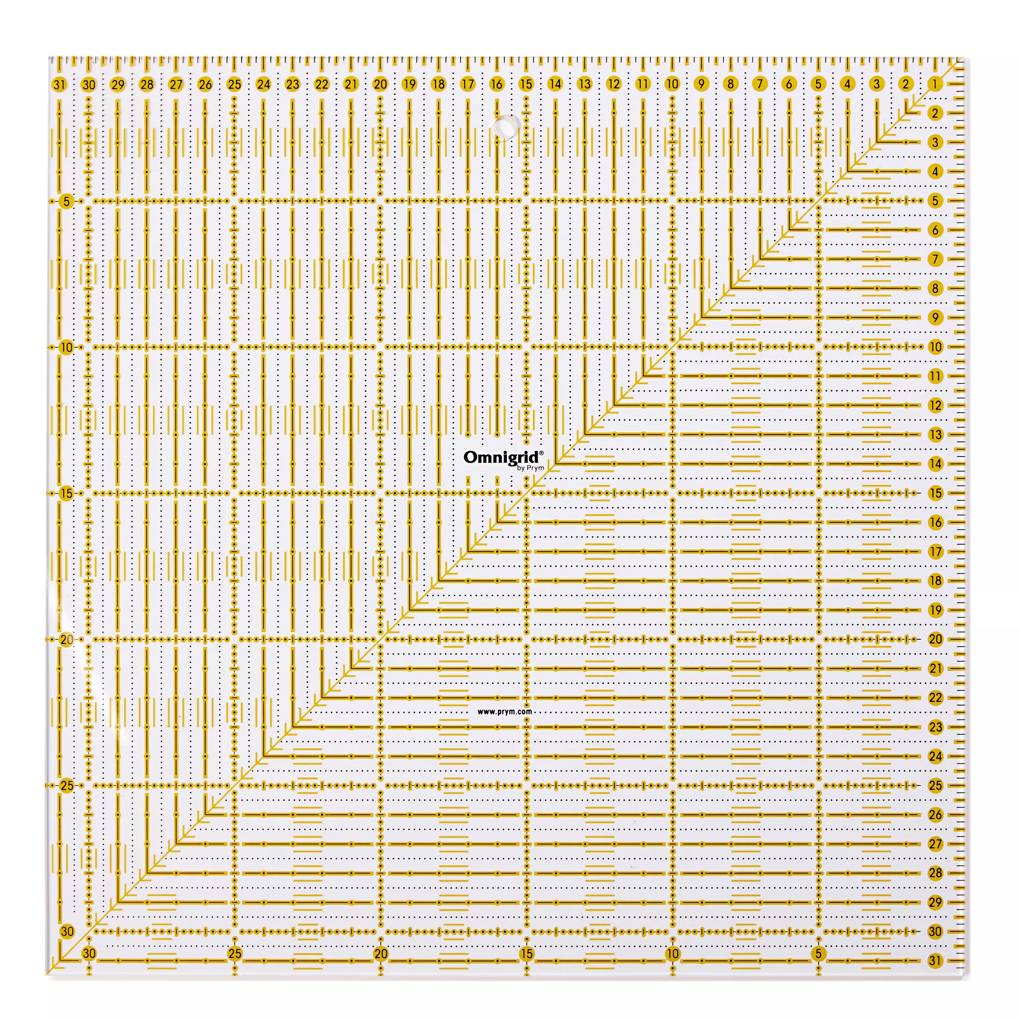 Universal ruler, 31.5x31.5cm