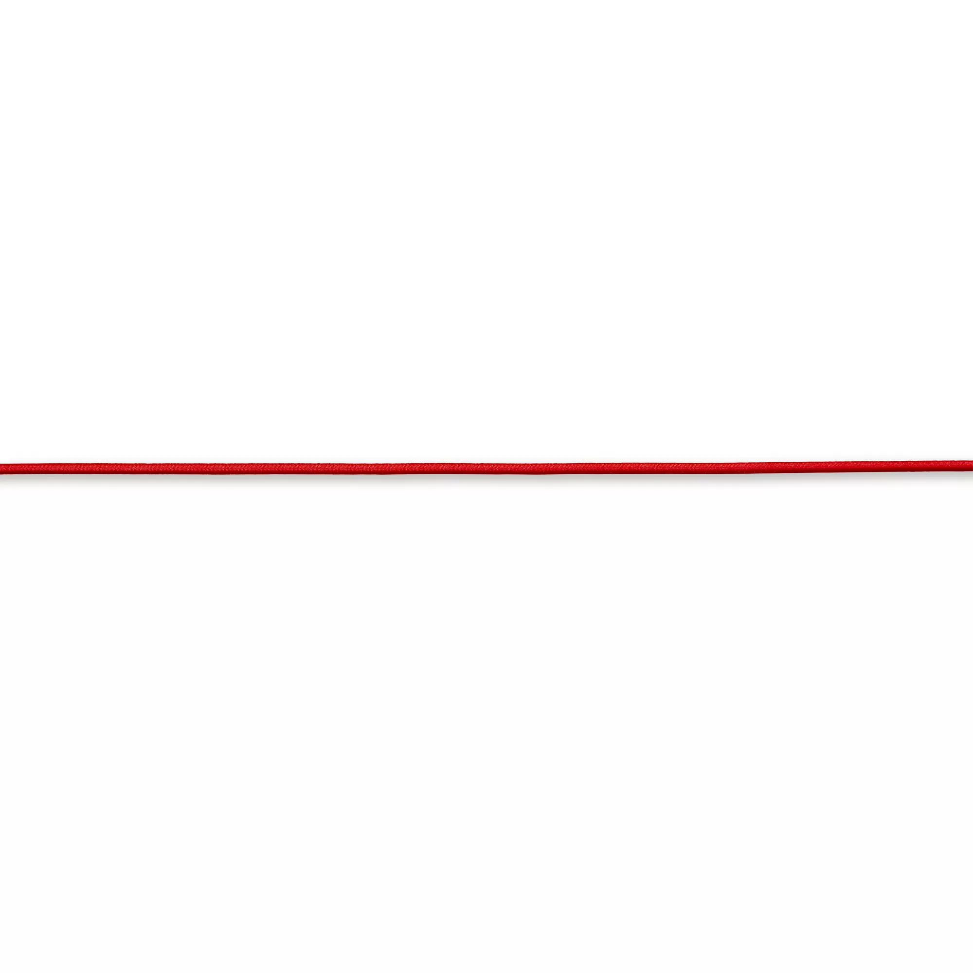 Cordón elástico, 2,5mm, rojo, 50m