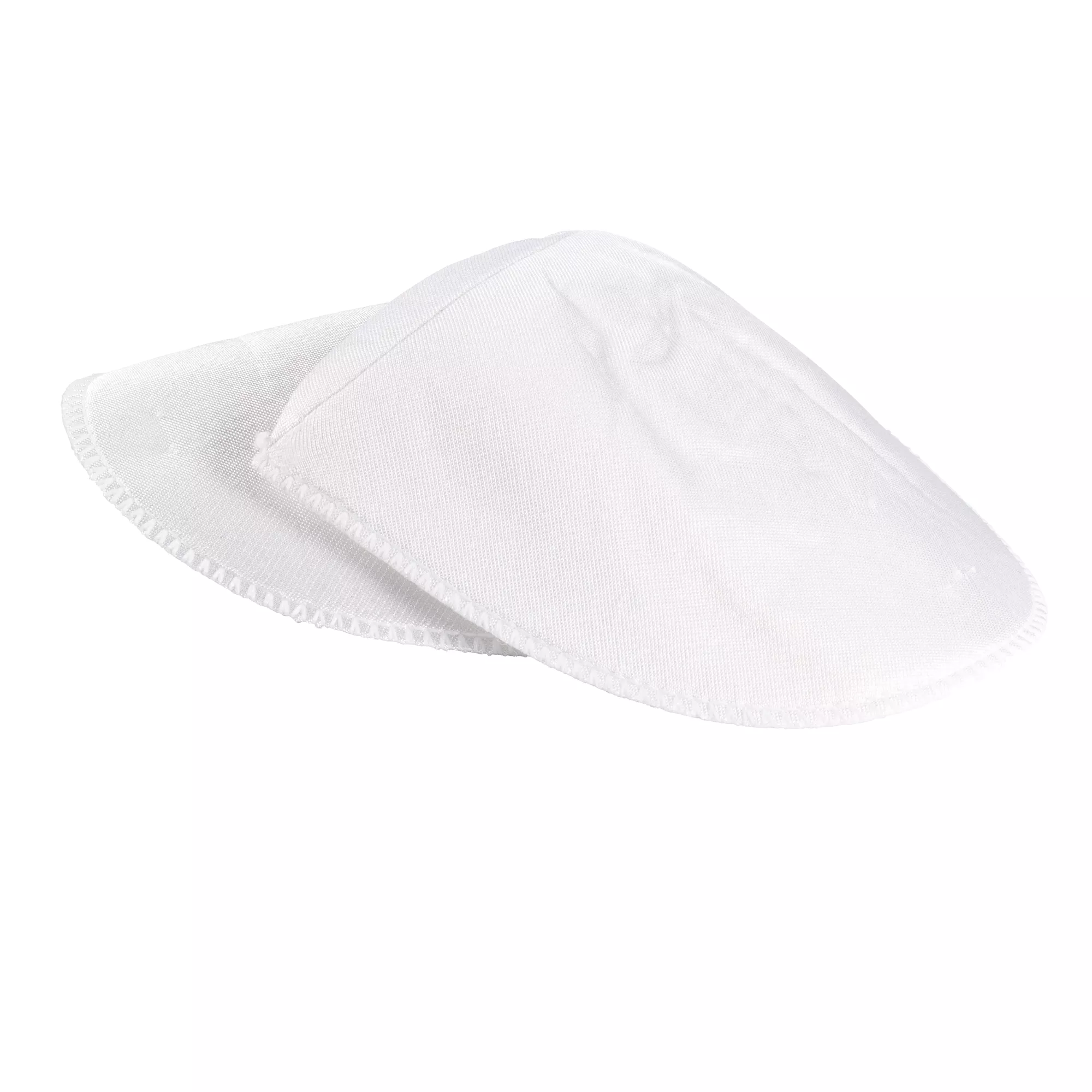 Shoulder pads with strap fastening