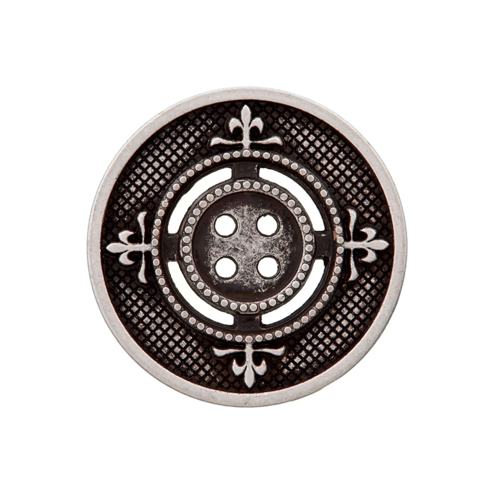 Metal button 4-holes