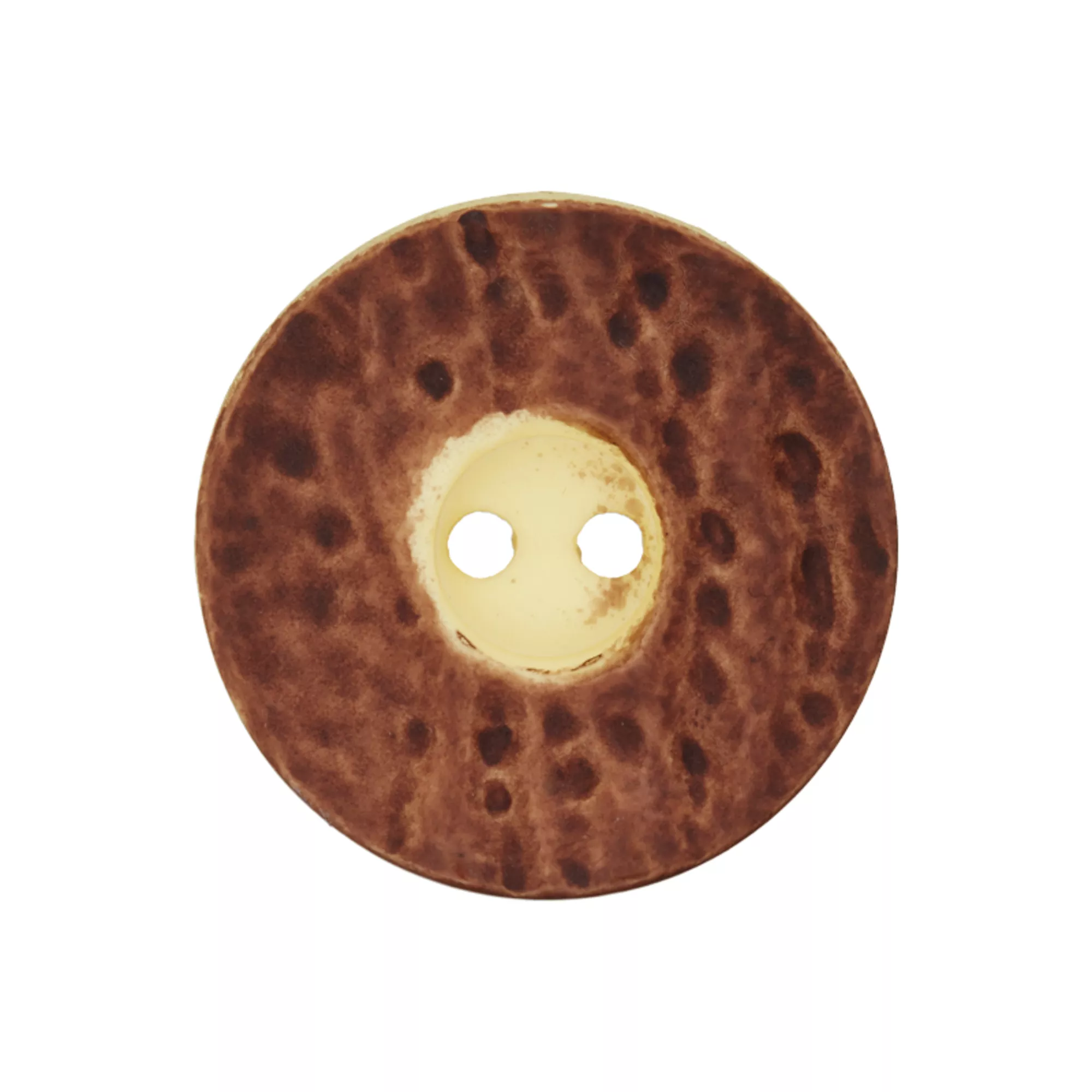Polyester two-hole button