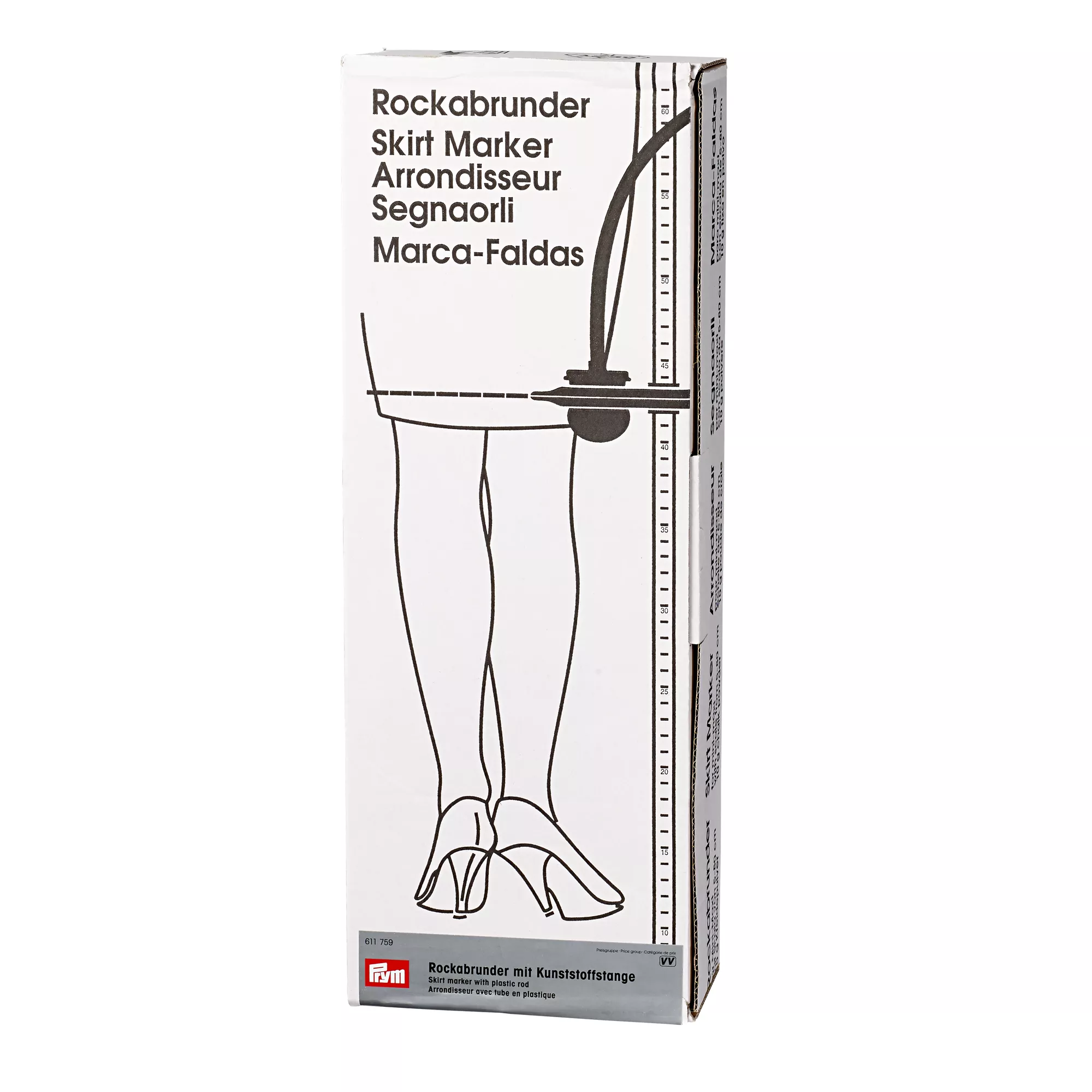 Hem/skirt marker, plastic, 80cm