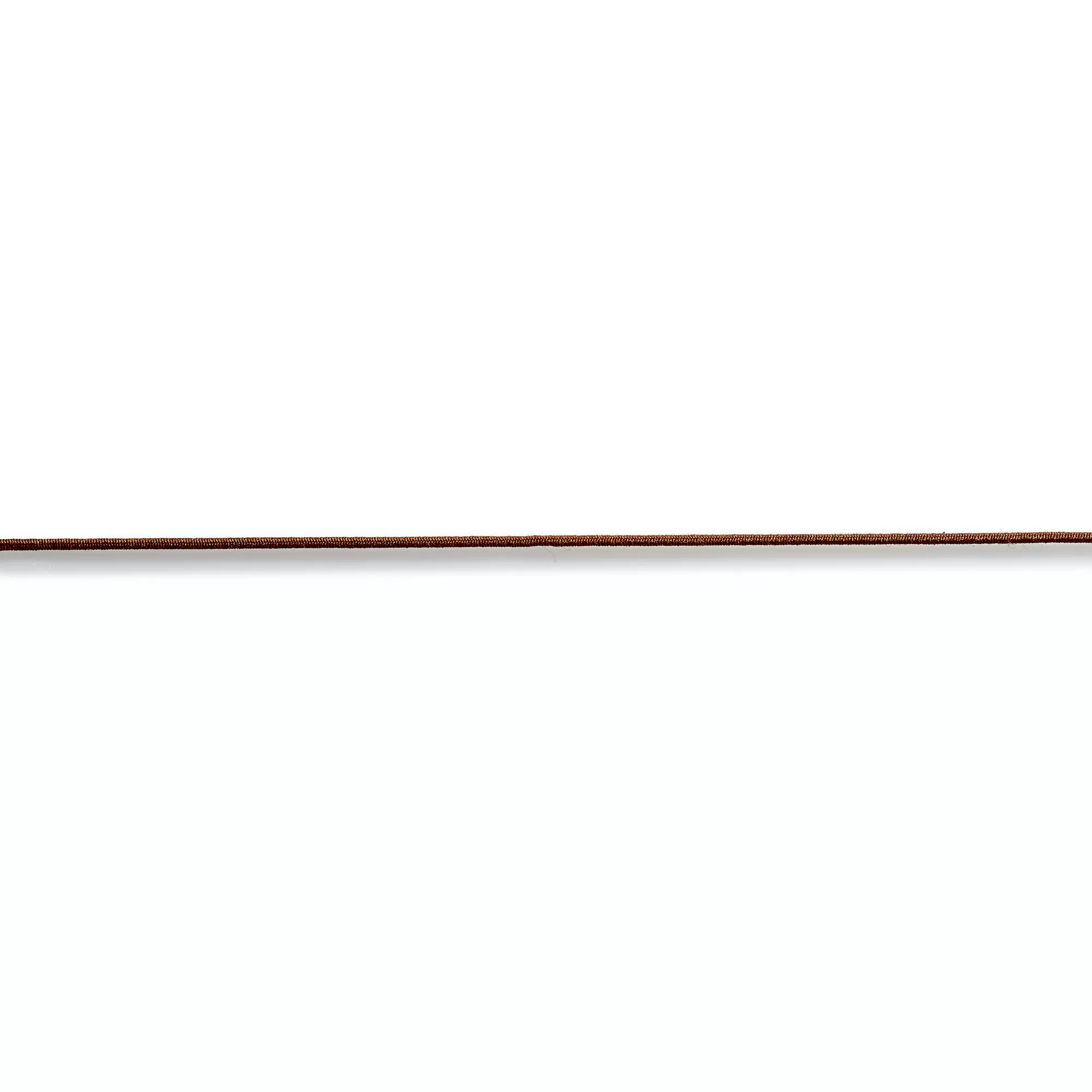 Cordoncino elastico, 1,5mm, marrone, 3m