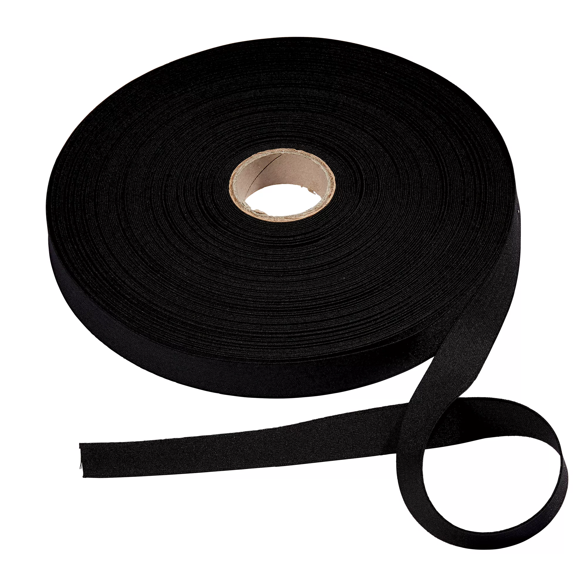 Elastic tape, strong, 25mm, black, 50m