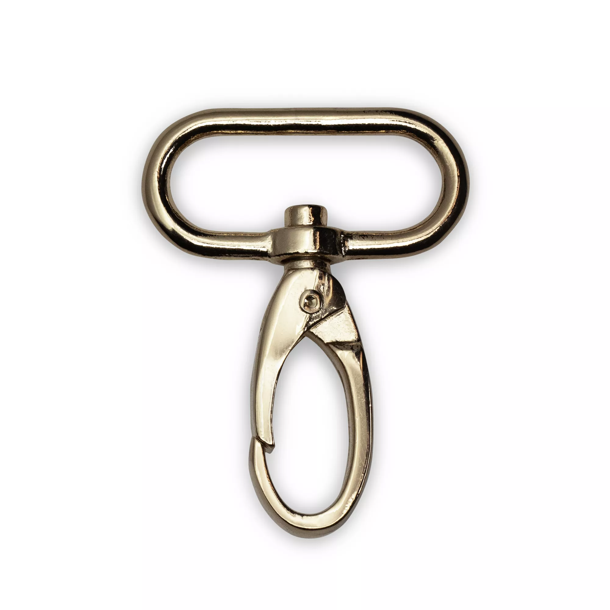 Snap hook 30 x 45mm, new gold