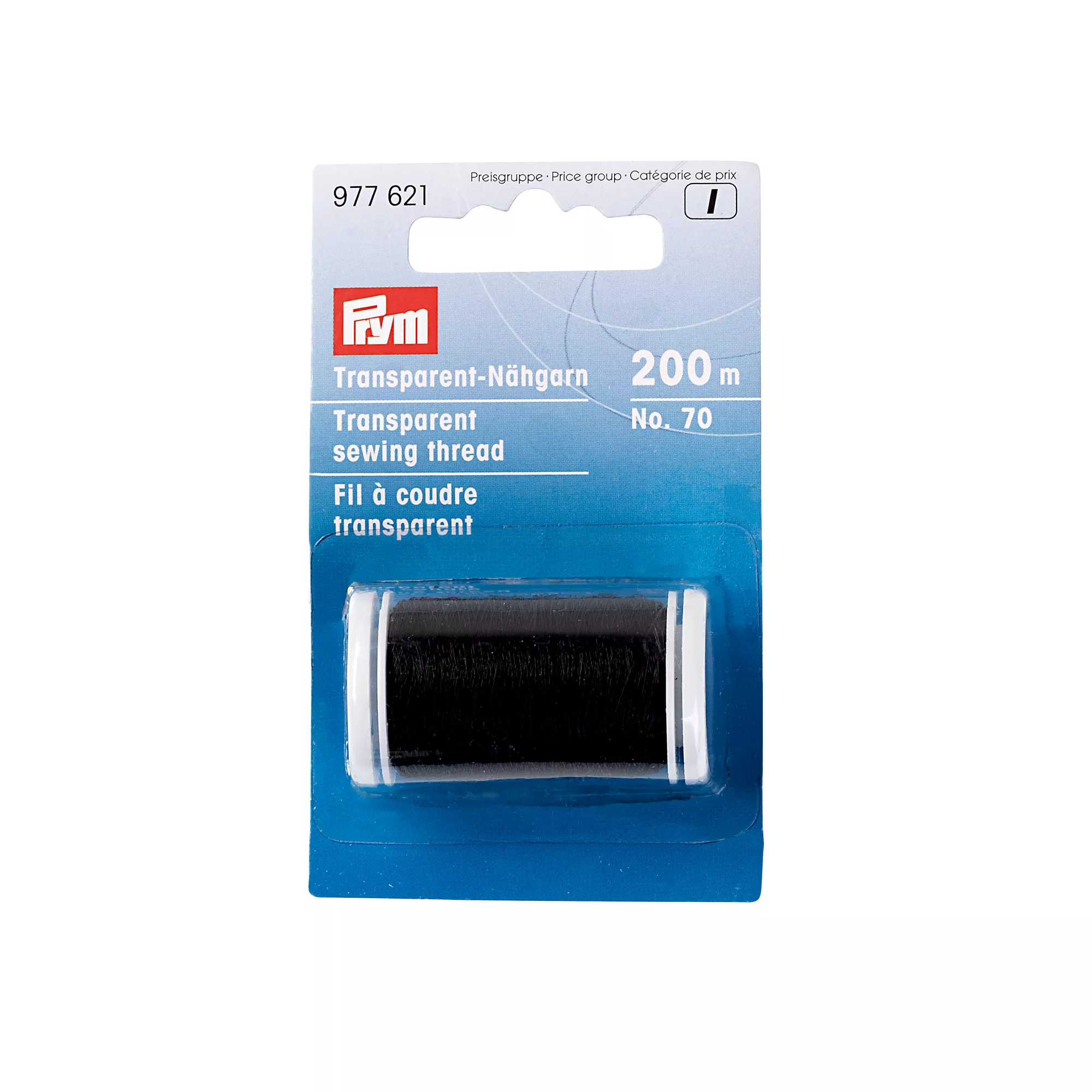 Sewing thread transparent, dark