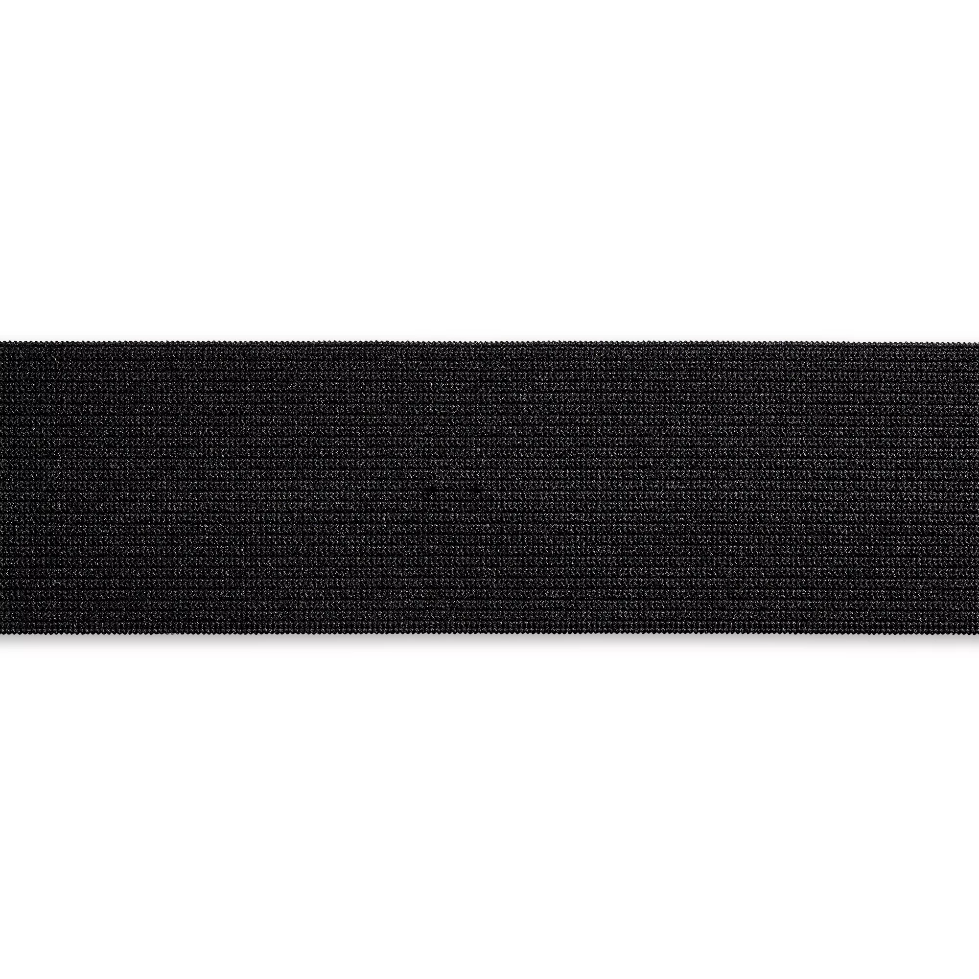 Nastro elastico soffice, 40mm, nero, 50m