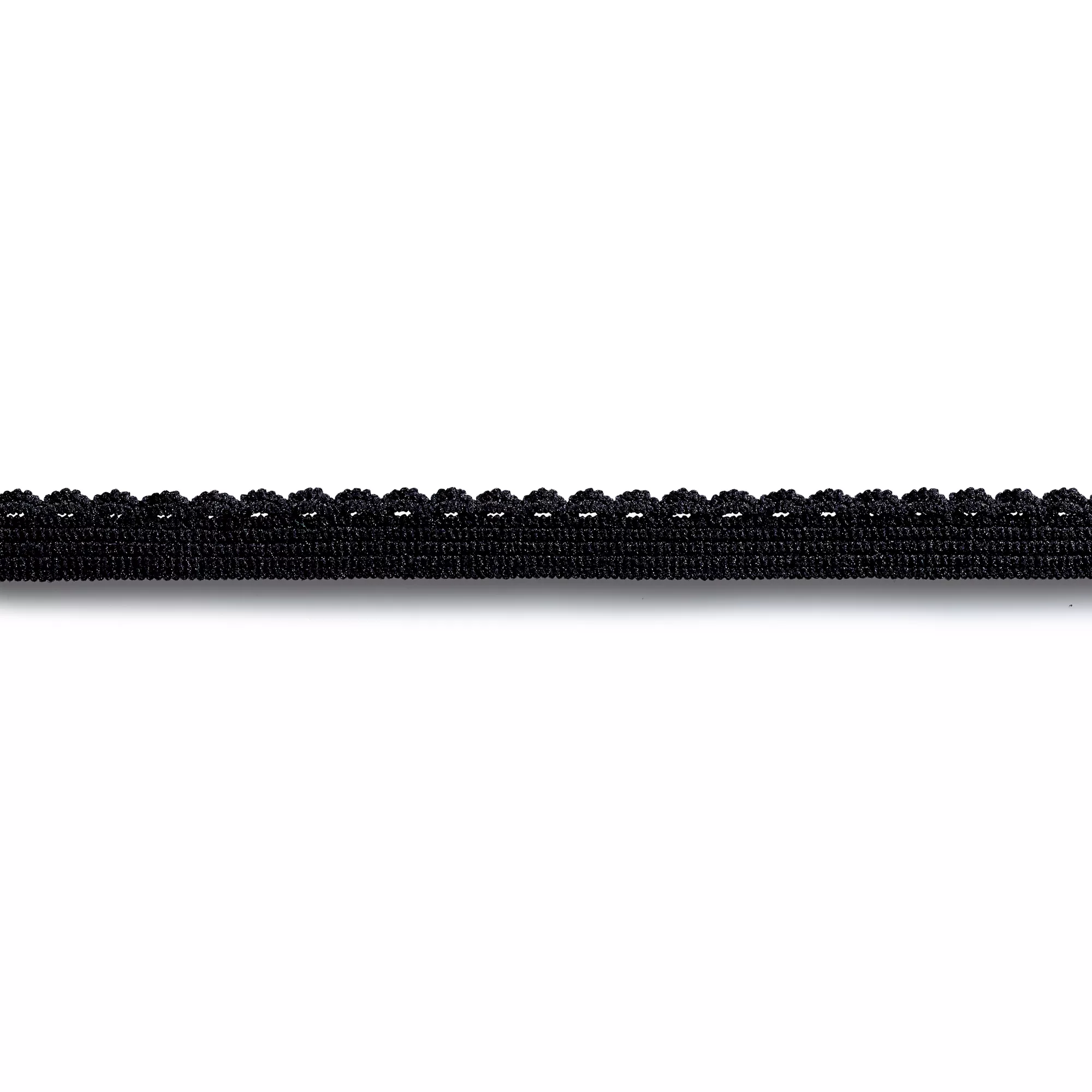 Elastic fancy lace, 10mm, black, 2m