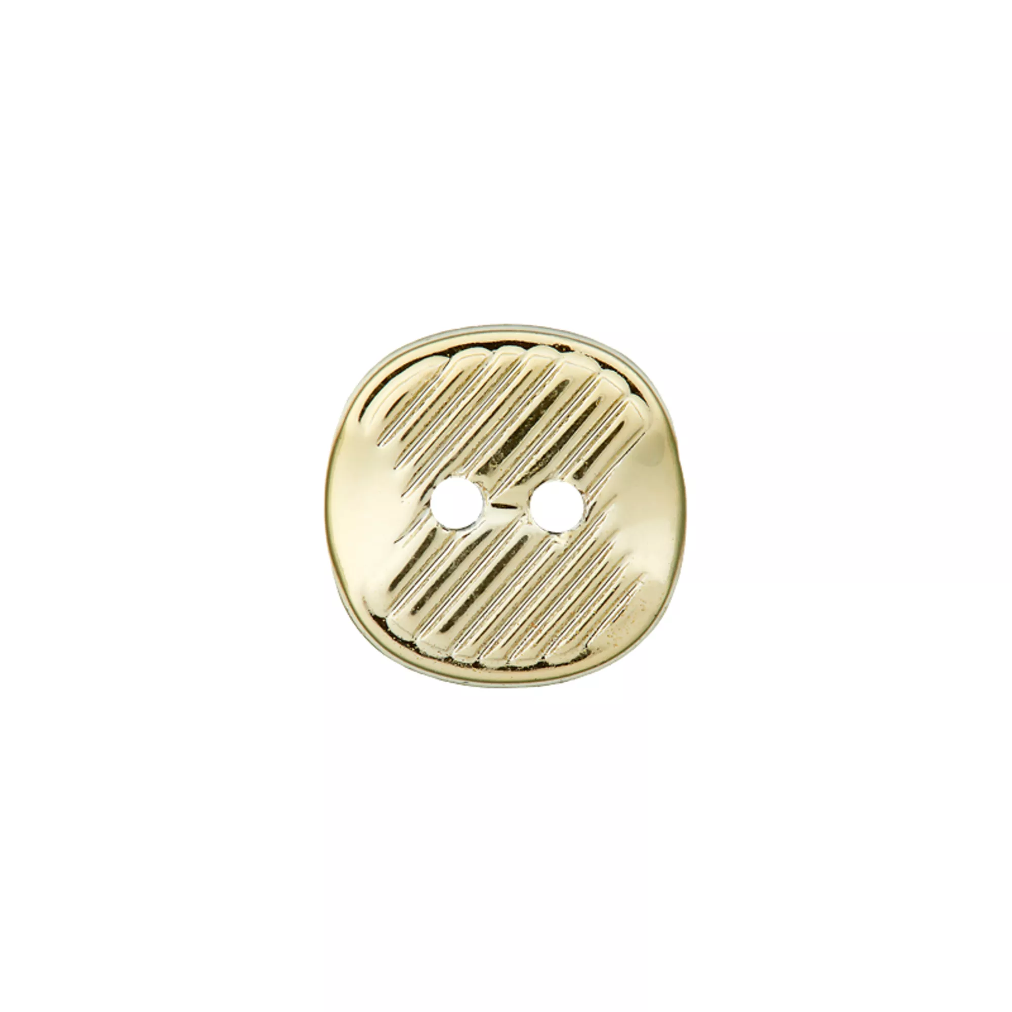 Polyester button 2-holes, metallized